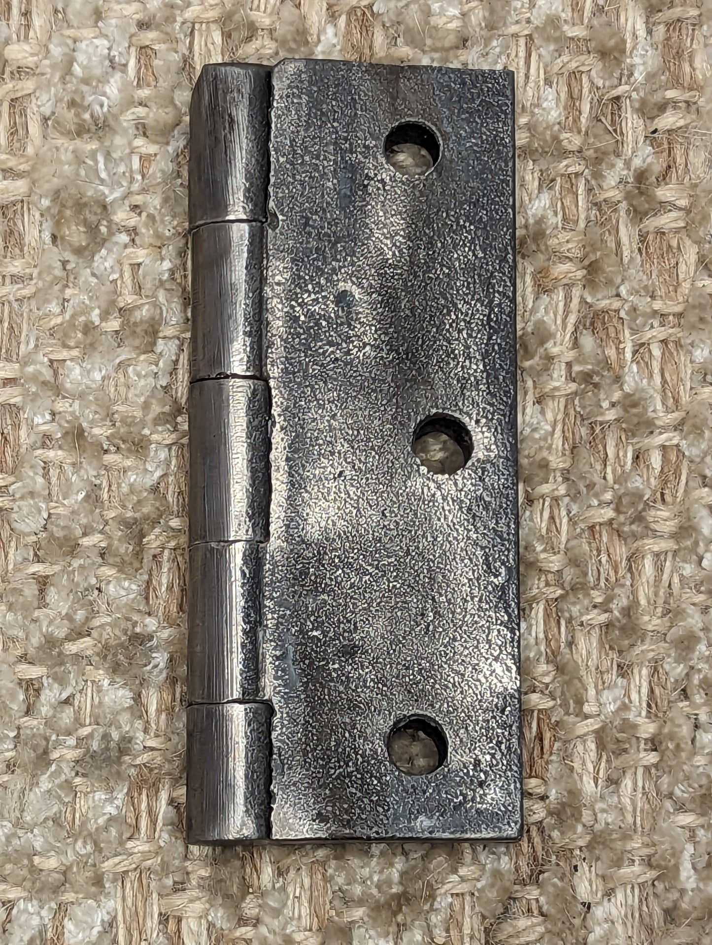 2 1/2" x 3 3/4" Antique Cast Iron Butt Hinge