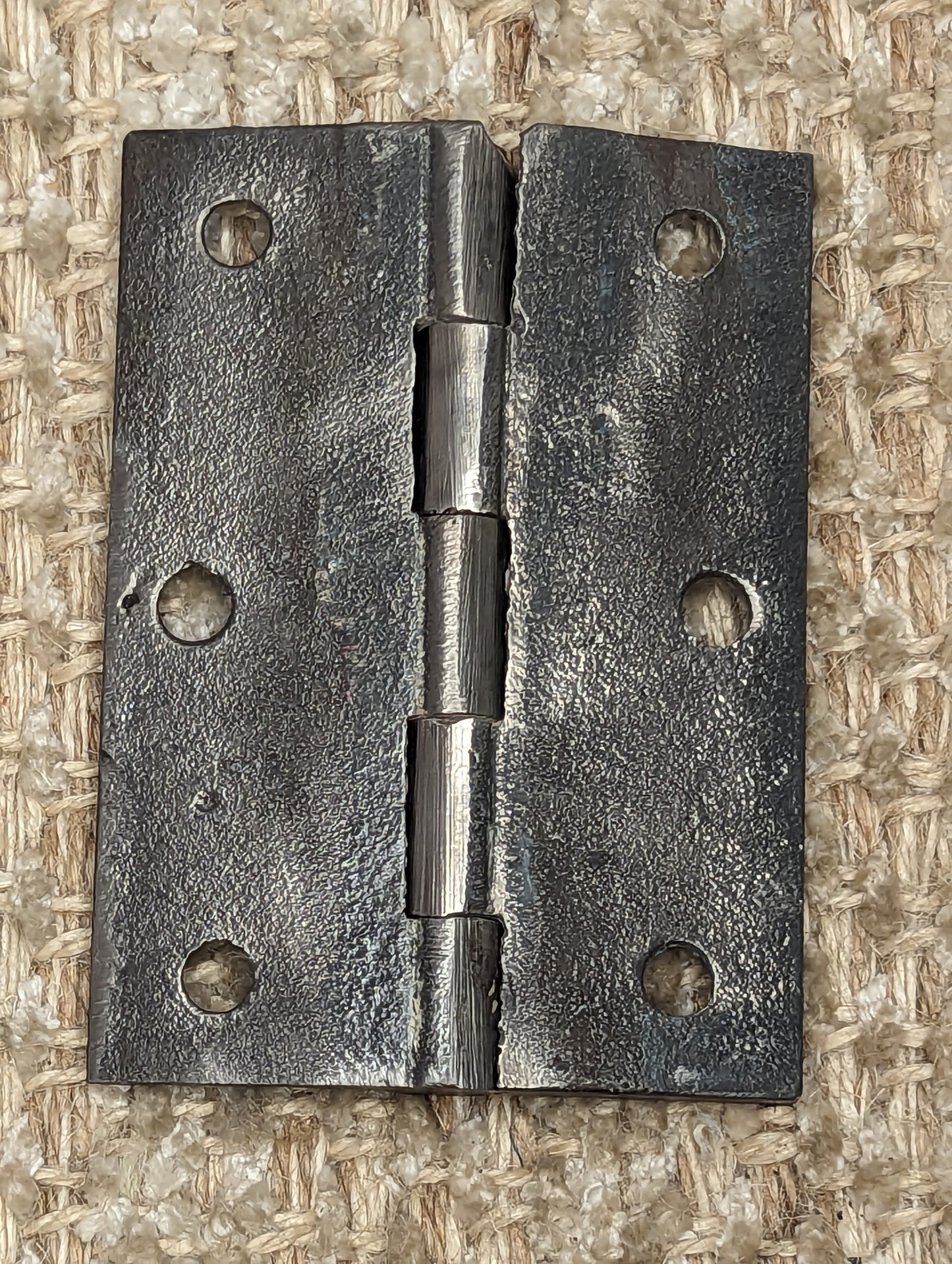 2 1/2" x 3 3/4" Antique Cast Iron Butt Hinge