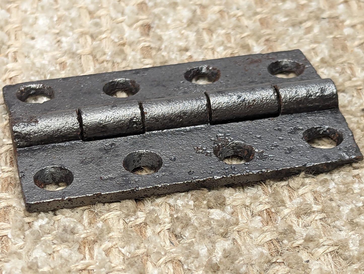 2 1/4" x 3 3/4" Antique Cast Iron Butt Hinge