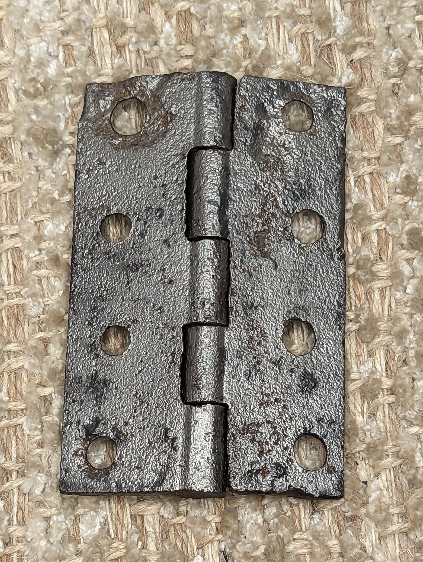 2 1/4" x 3 3/4" Antique Cast Iron Butt Hinge