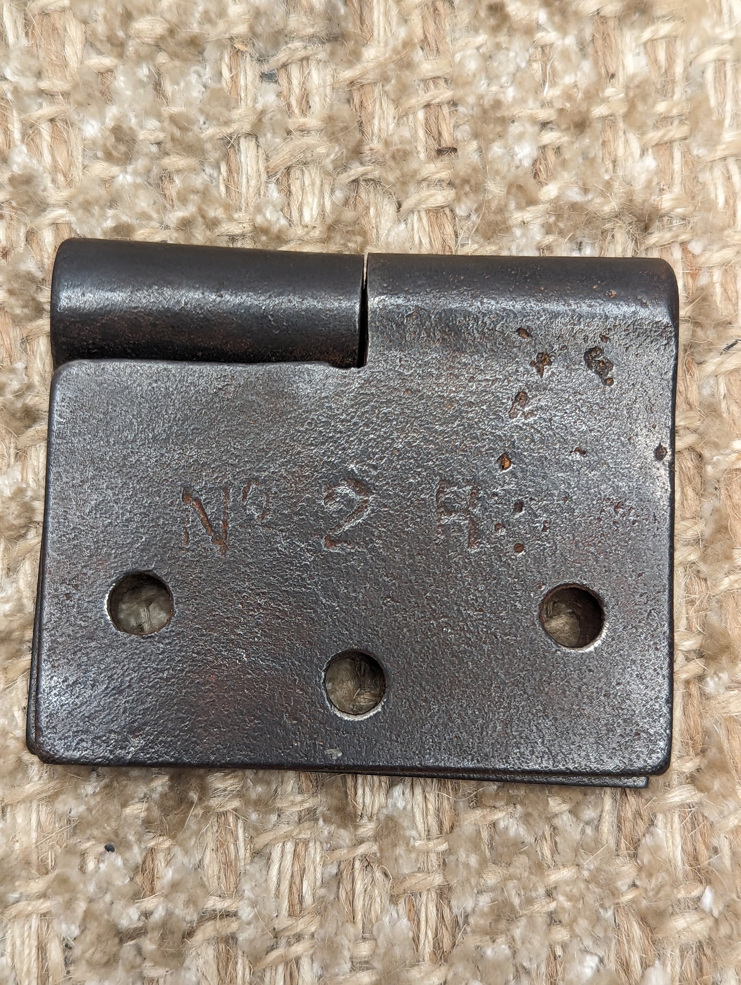 3 3/4" x 2 1/2" Antique Cast Iron Right lift Off Hinge