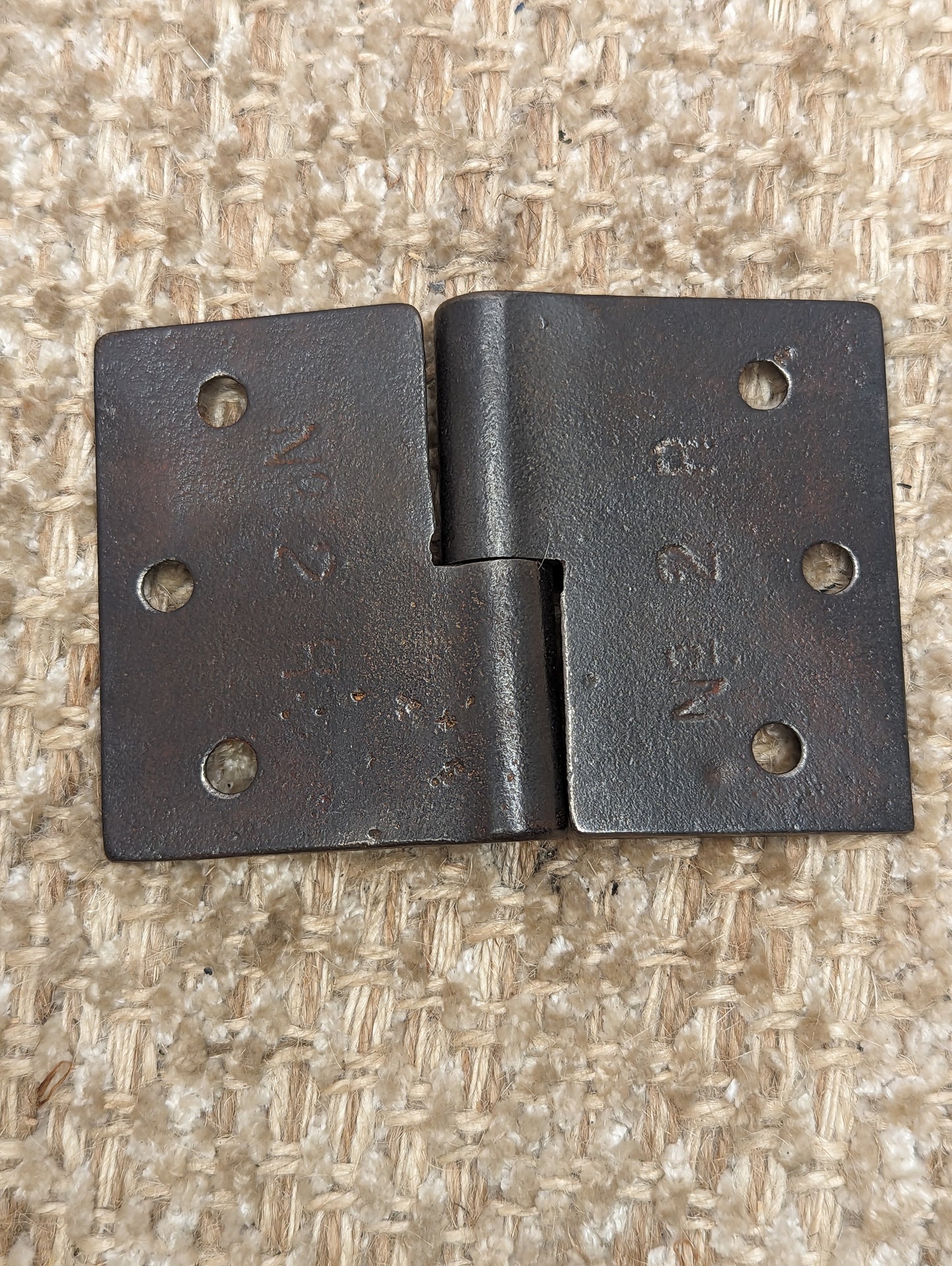 3 3/4" x 2 1/2" Antique Cast Iron Right lift Off Hinge