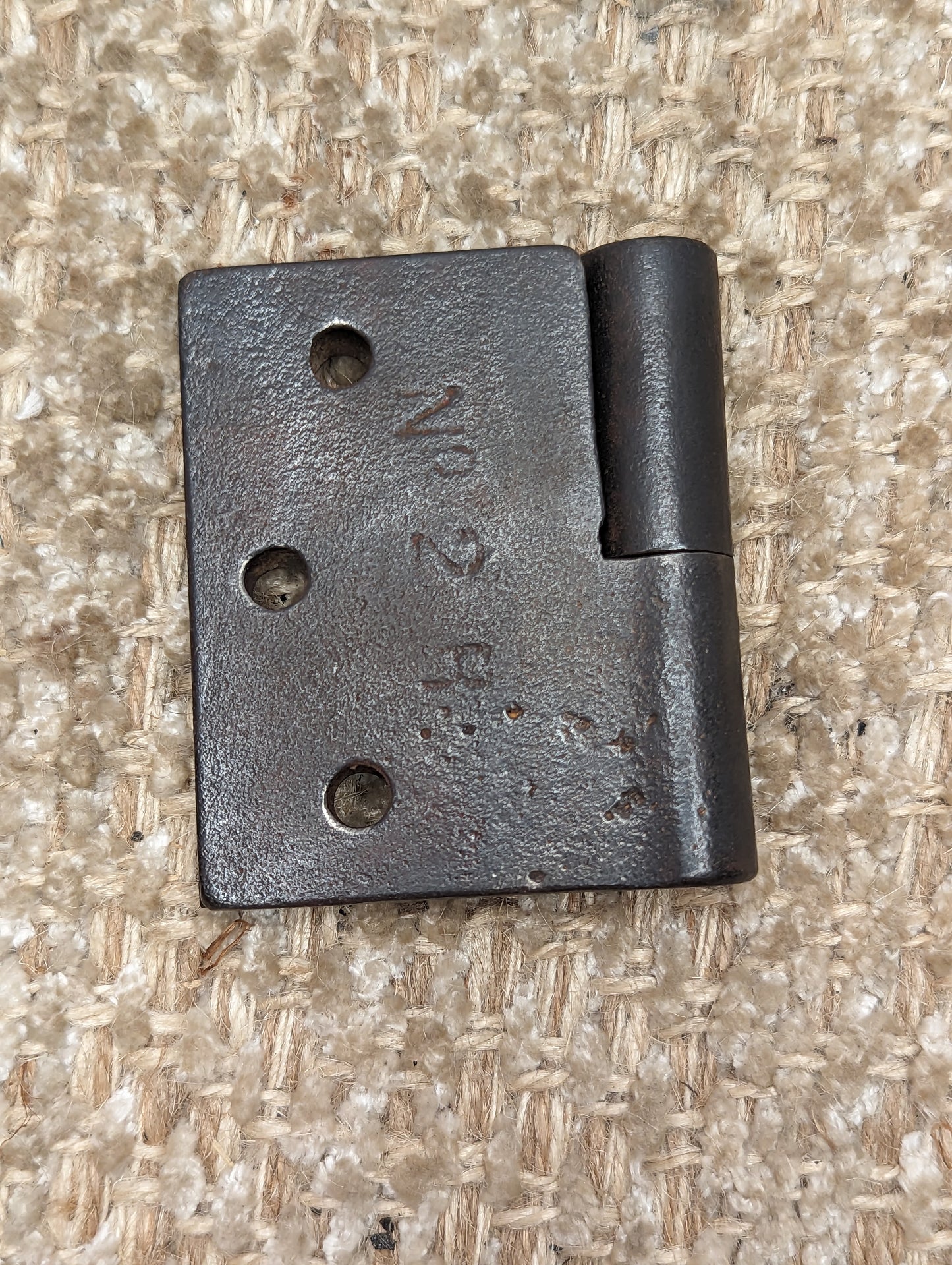 3 3/4" x 2 1/2" Antique Cast Iron Right lift Off Hinge