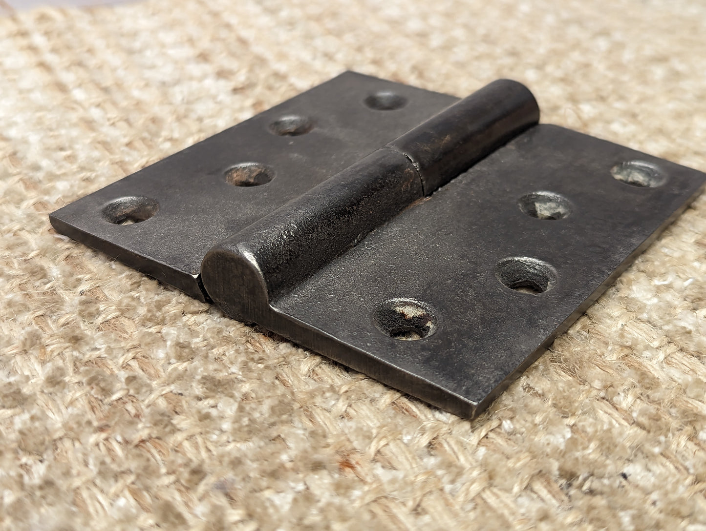 4" x 4" Antique Cast Iron Left Lift Off Hinge