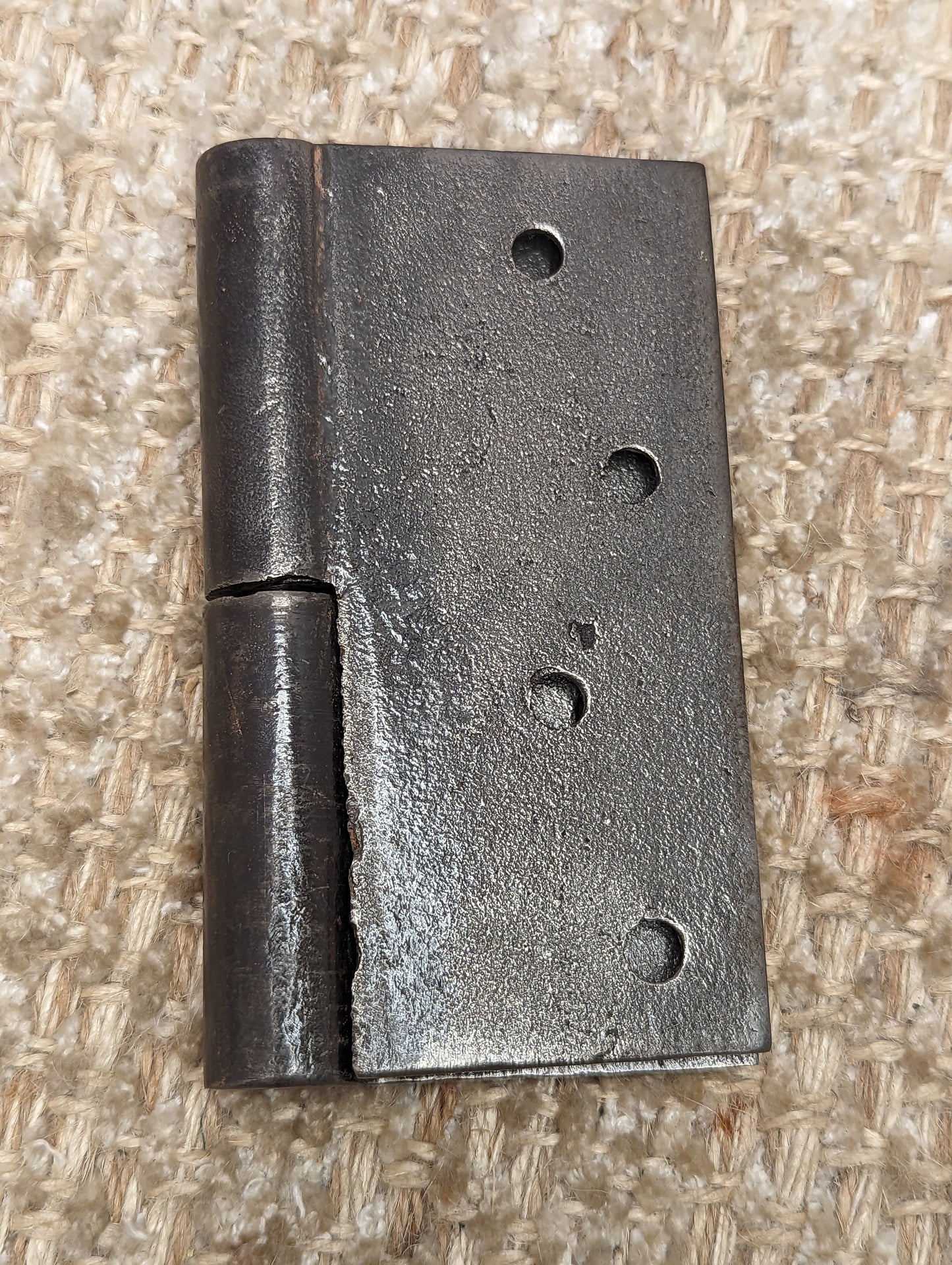 4" x 4" Antique Cast Iron Left Lift Off Hinge