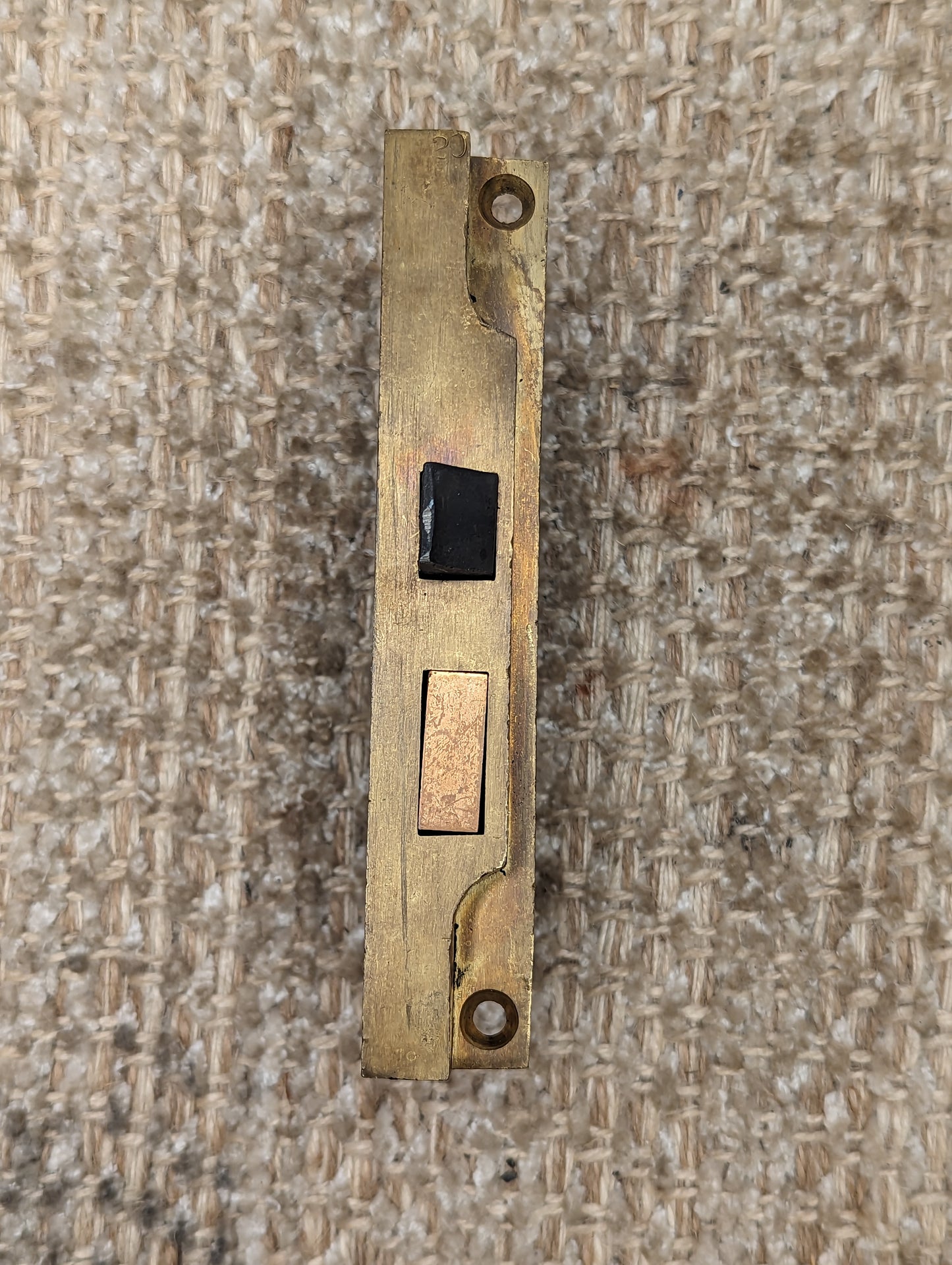 Antique RHCo Rabbeted Interior Mortise Lock Door Hardware #958