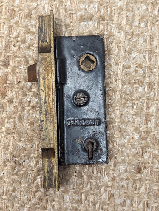 Antique Sargent Rabbeted Interior Mortise Lock Door Hardware #5087