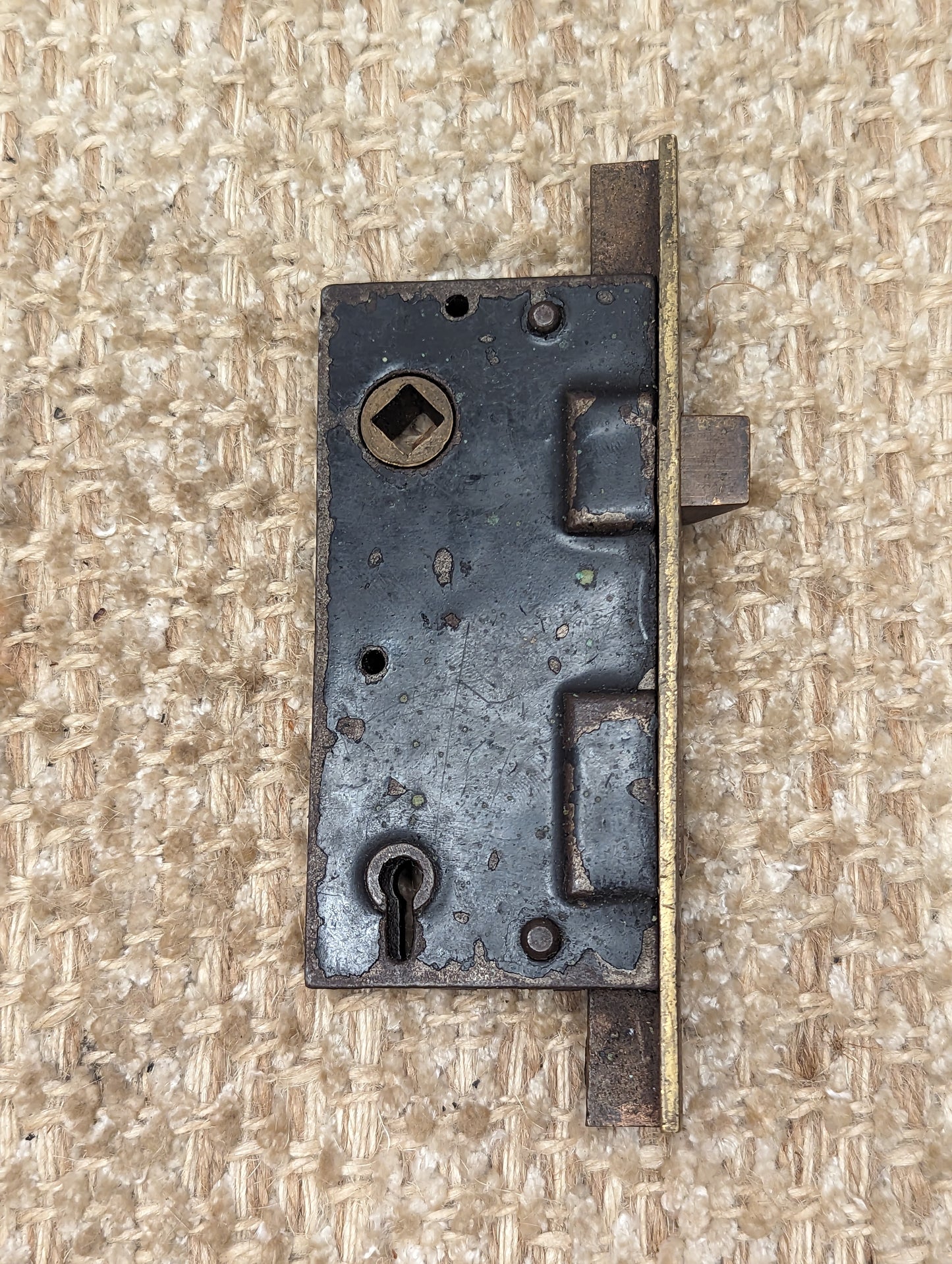 Antique Sargent Rabbeted Interior Mortise Lock Door Hardware #5087