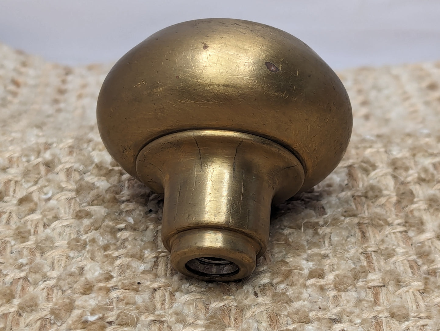 2 1/4" Antique Russell & Erwin "Roland" Decorative Brass Door Knob Circa 1909