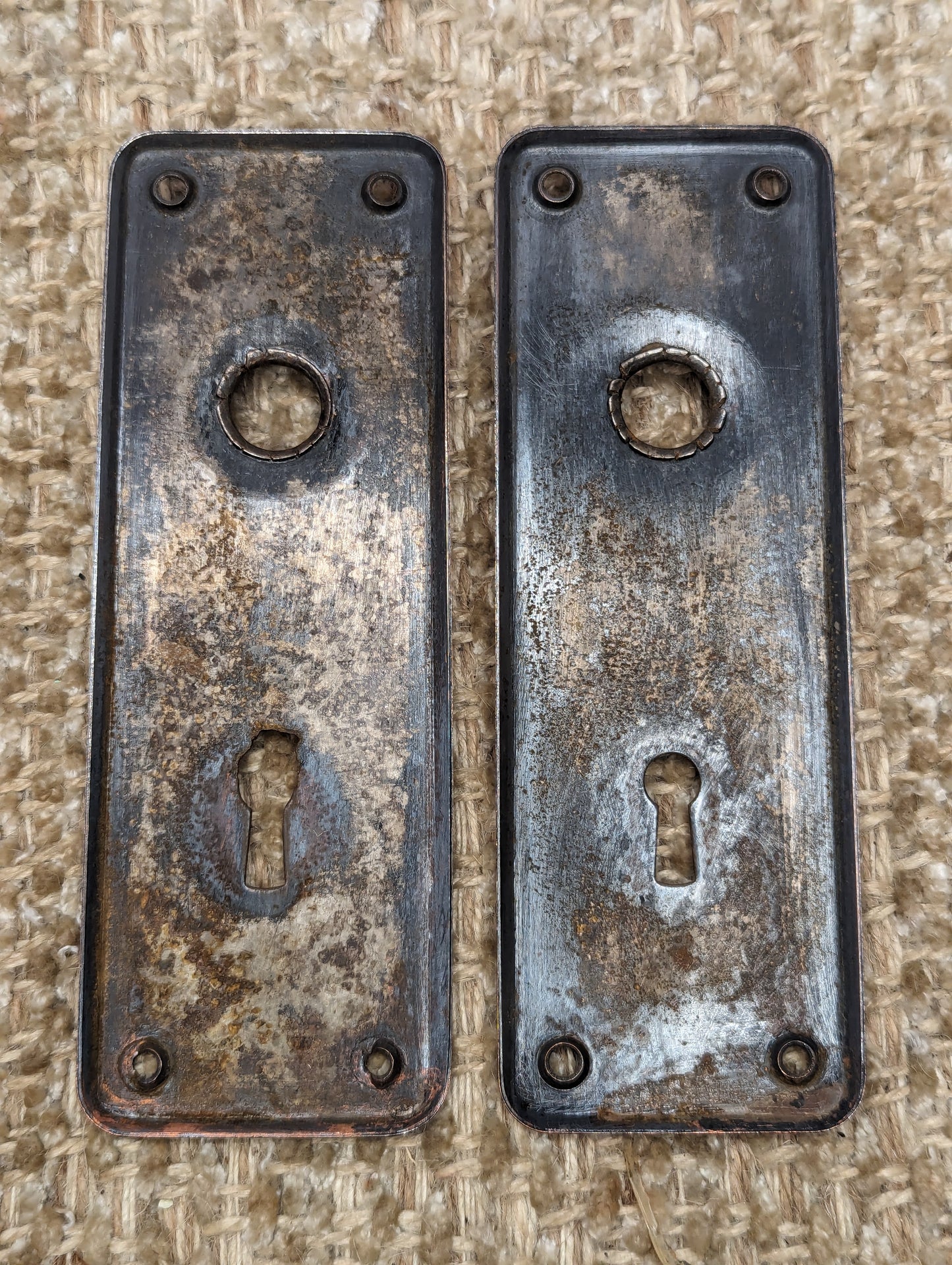 Antique Interior Mortise Lock, Steel Door Knobs, Door Knob Plates & Strike Plate