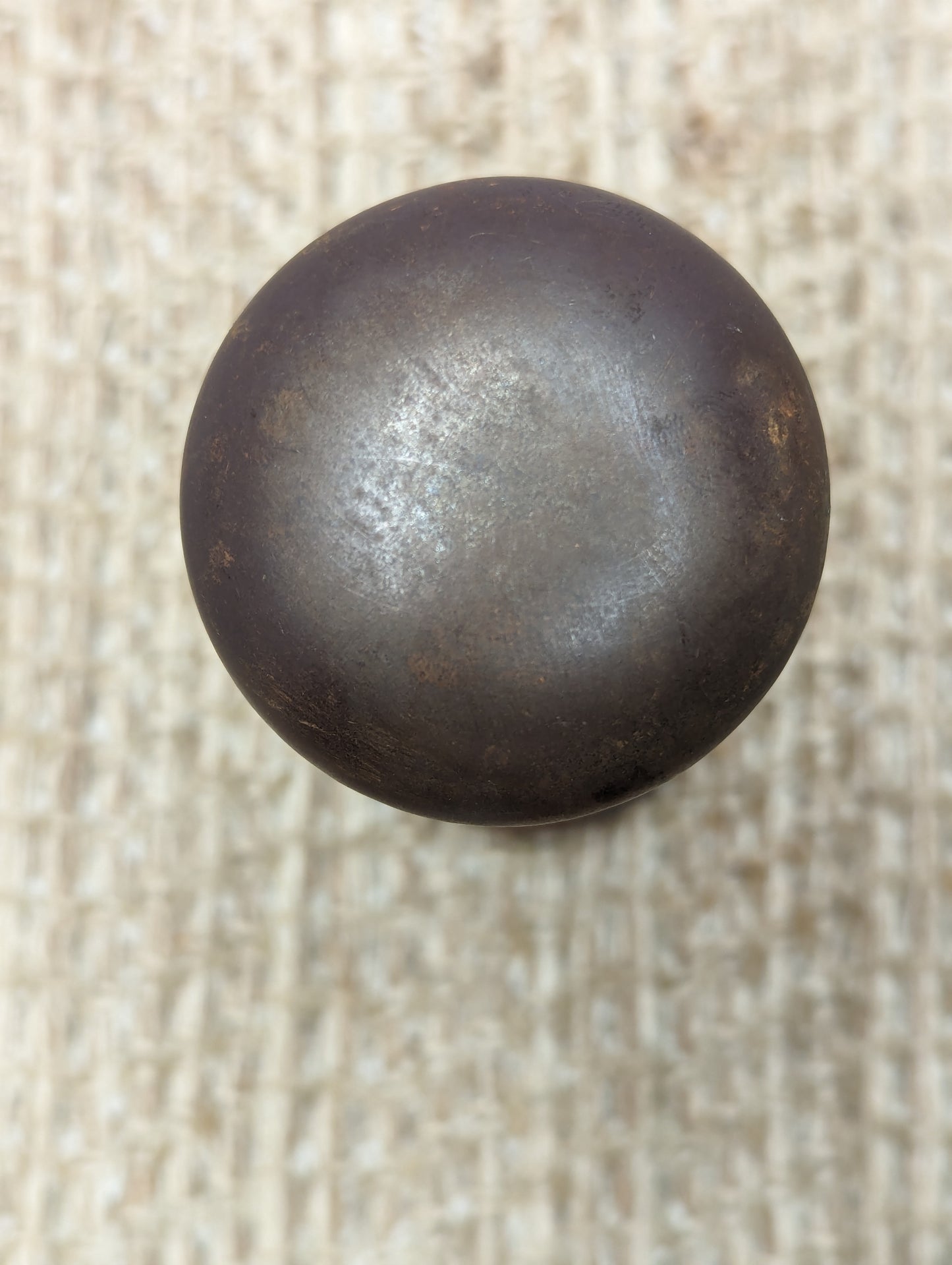 2 1/4" Antique Steel Door Knobs