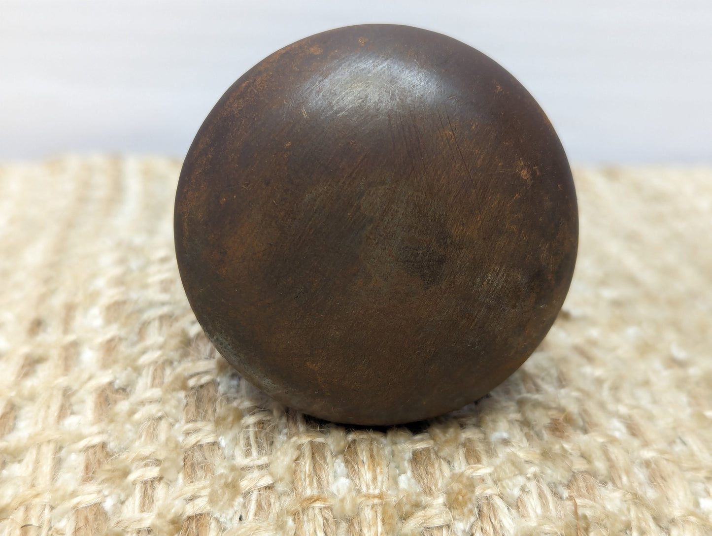 2 1/4" Antique Steel Door Knobs