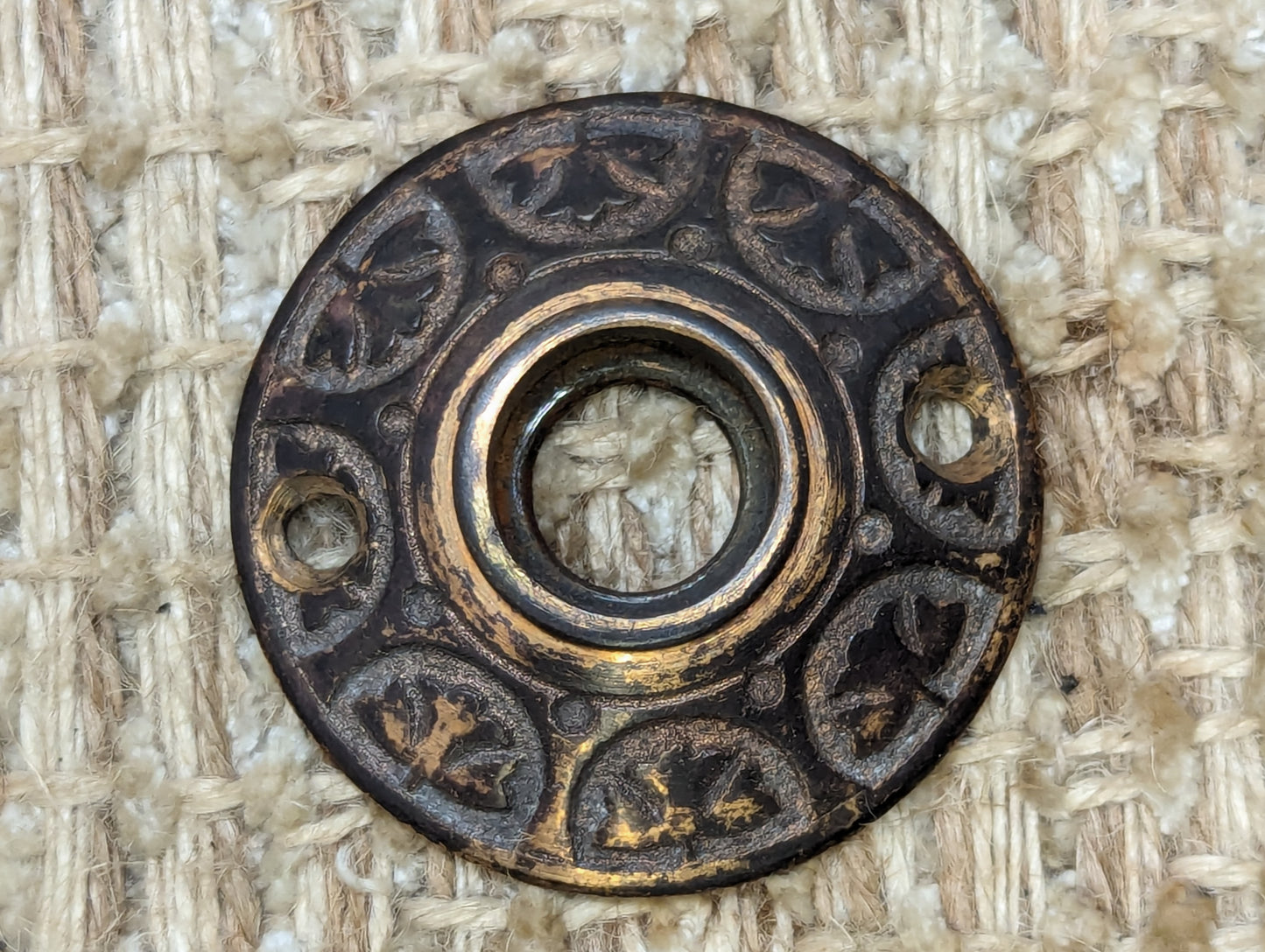 1 7/8" Cast Brass Rosette Escutcheon For Door Knob Door Hardware