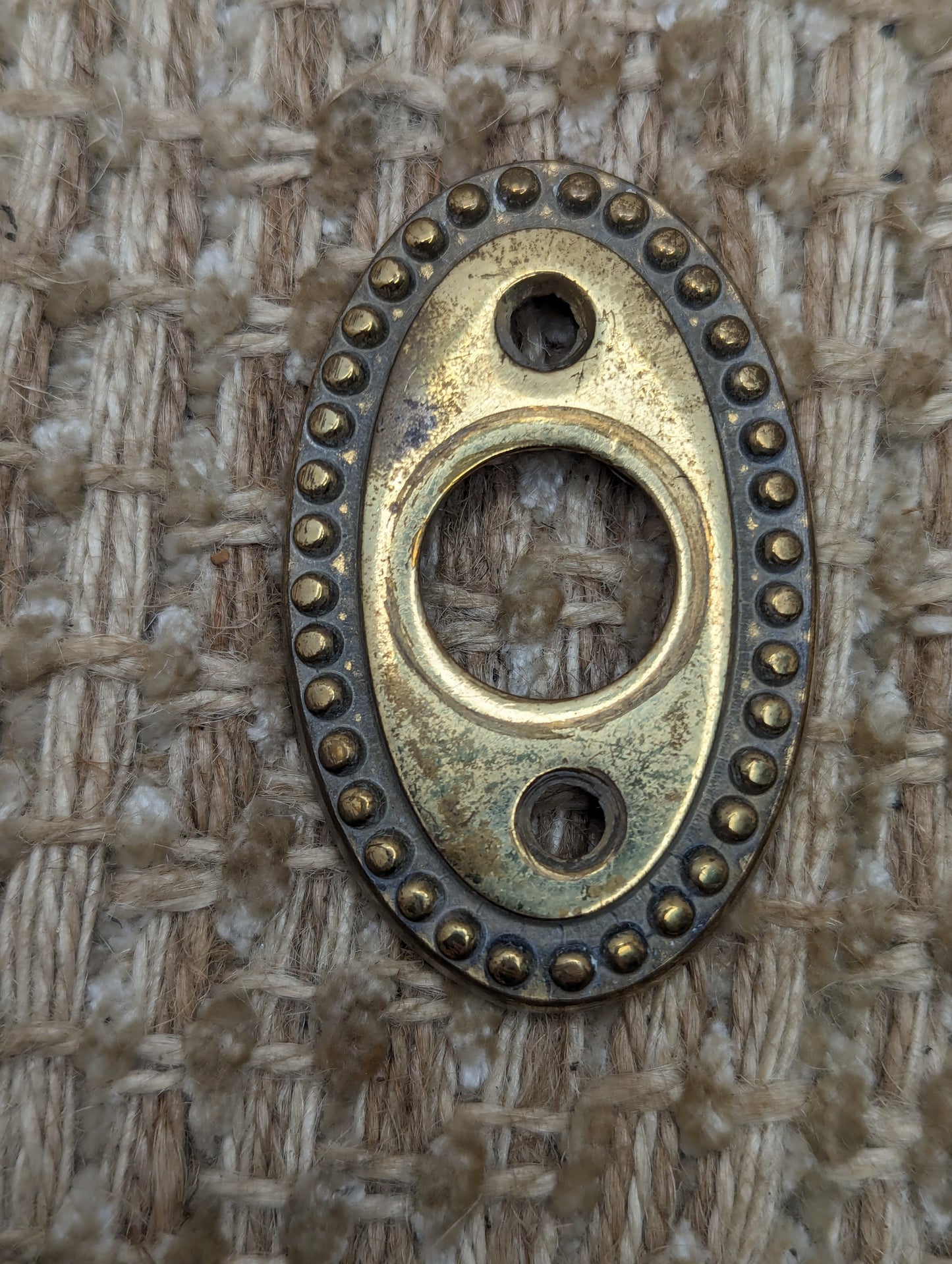 Reproduction Brass Door Knobs & Stamped Brass Rosette