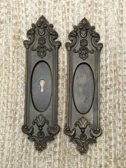 Antique Cast Iron Pocket Door Hardware Pulls