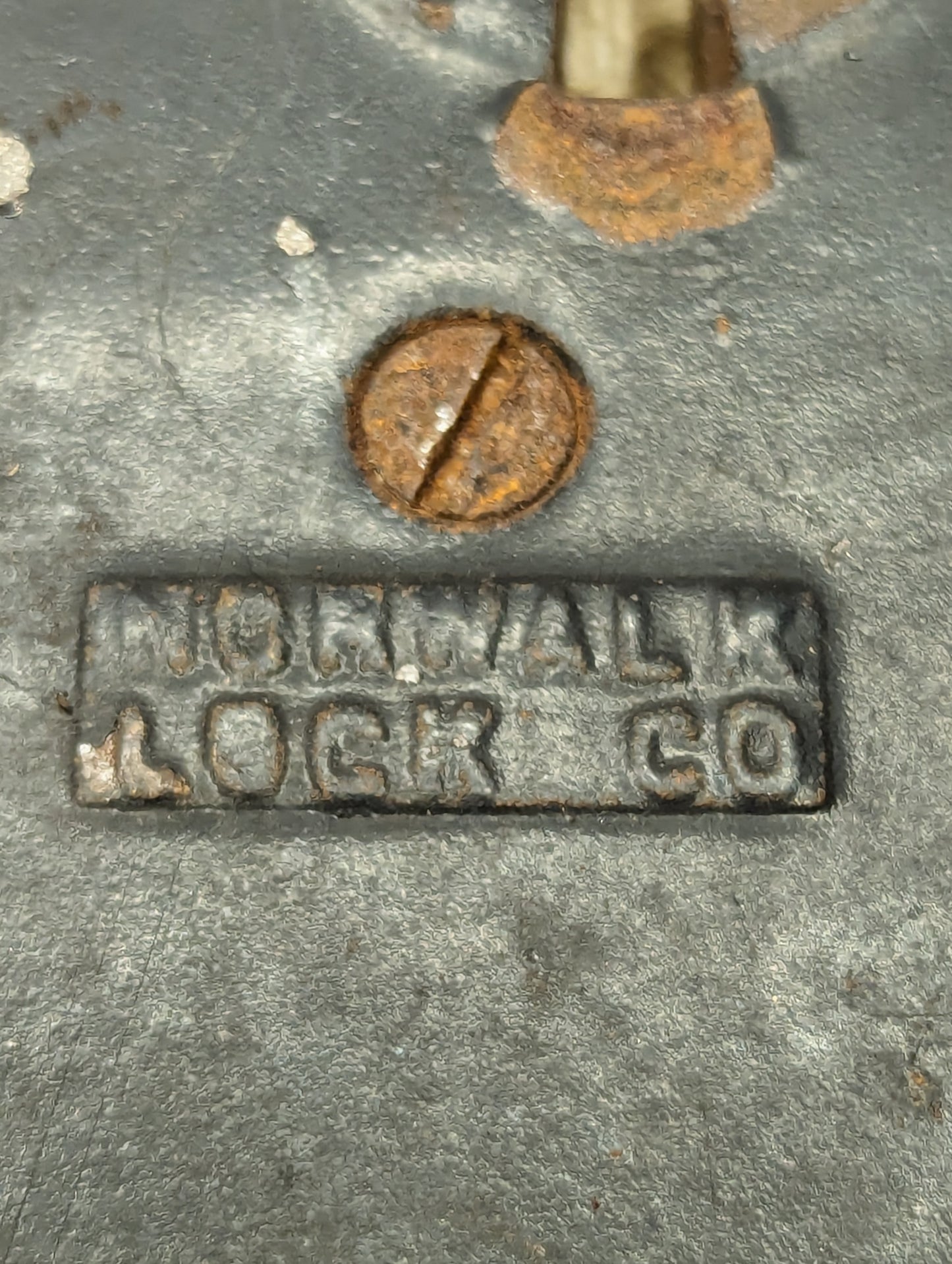 Antique Norwalk Lock Co. Pocket Door Mortise Lock Door Hardware #211/210