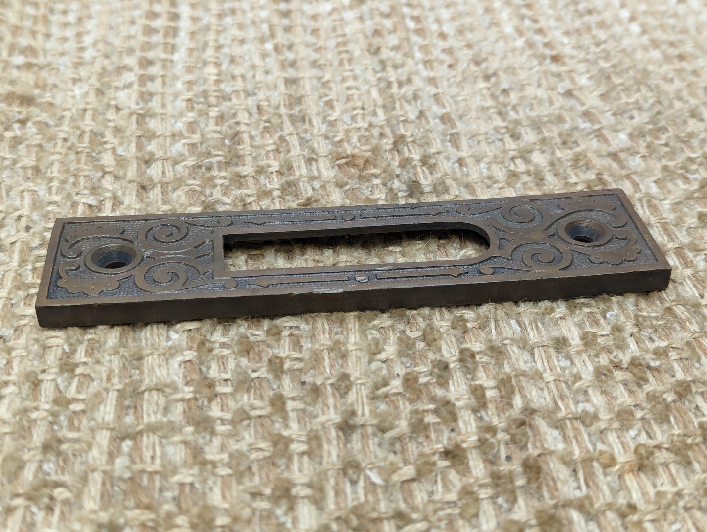 Antique Pocket Door Mortise Lock Decorative Face Plate Door Hardware