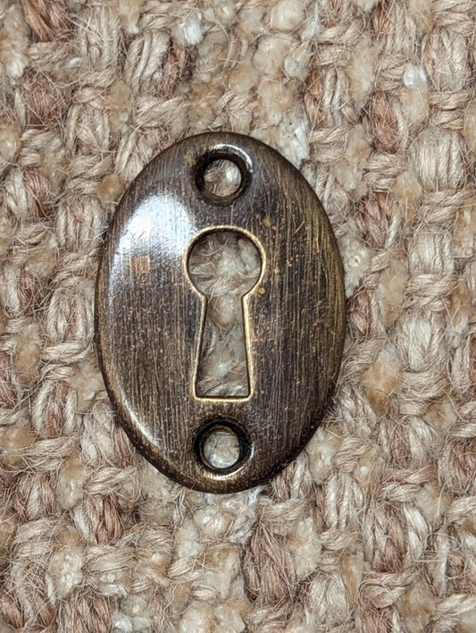 Antique Brass Key Hole Cover Escutcheon