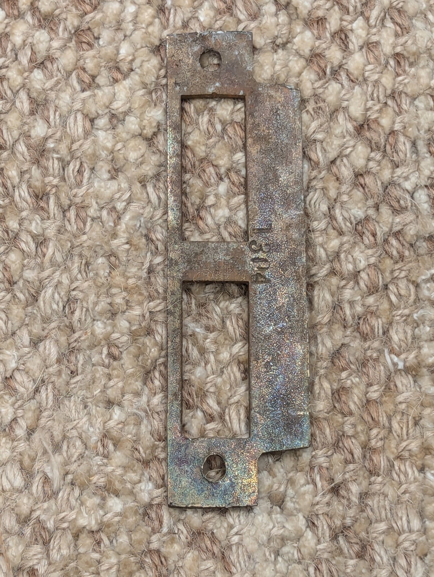 Antique Brass Strike Plate For Mortise Lock