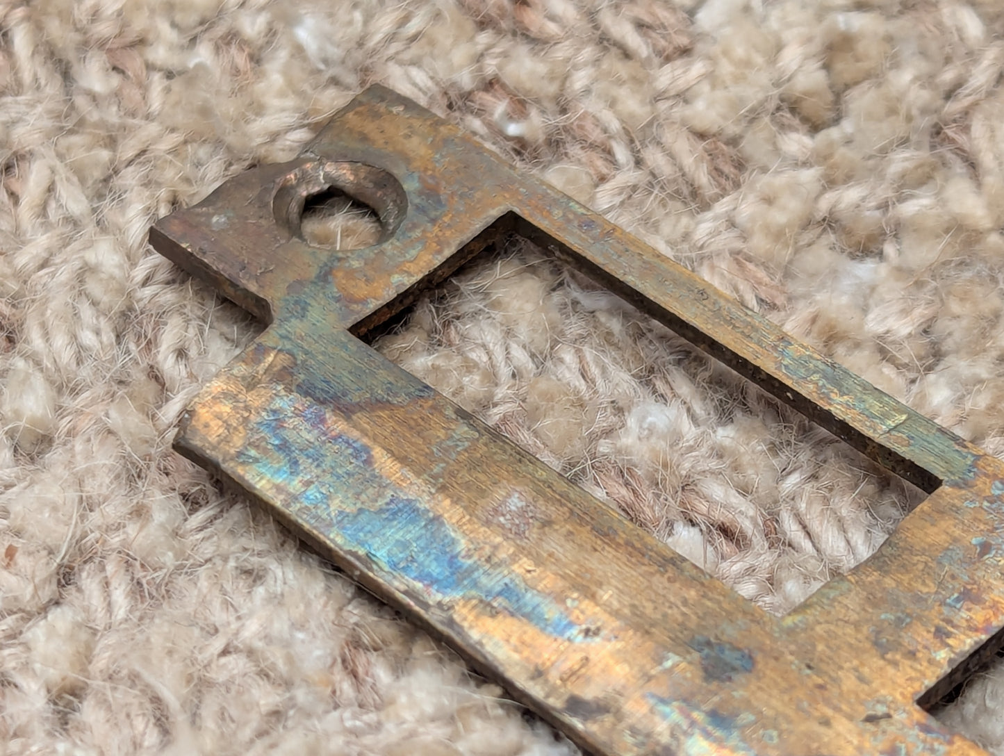 Antique Brass Strike Plate For Mortise Lock