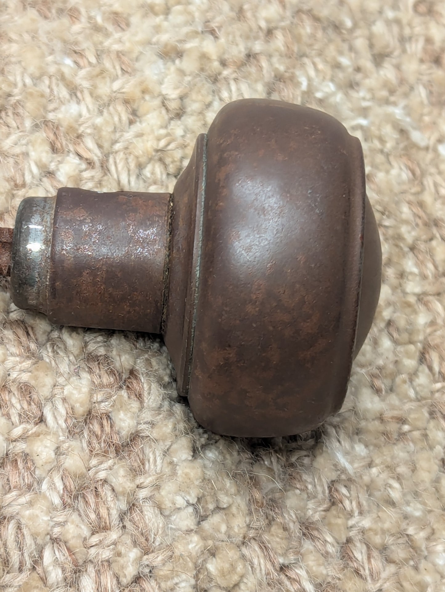 Antique Stamped Steel 2 1/4" Door Knobs Door Hardware