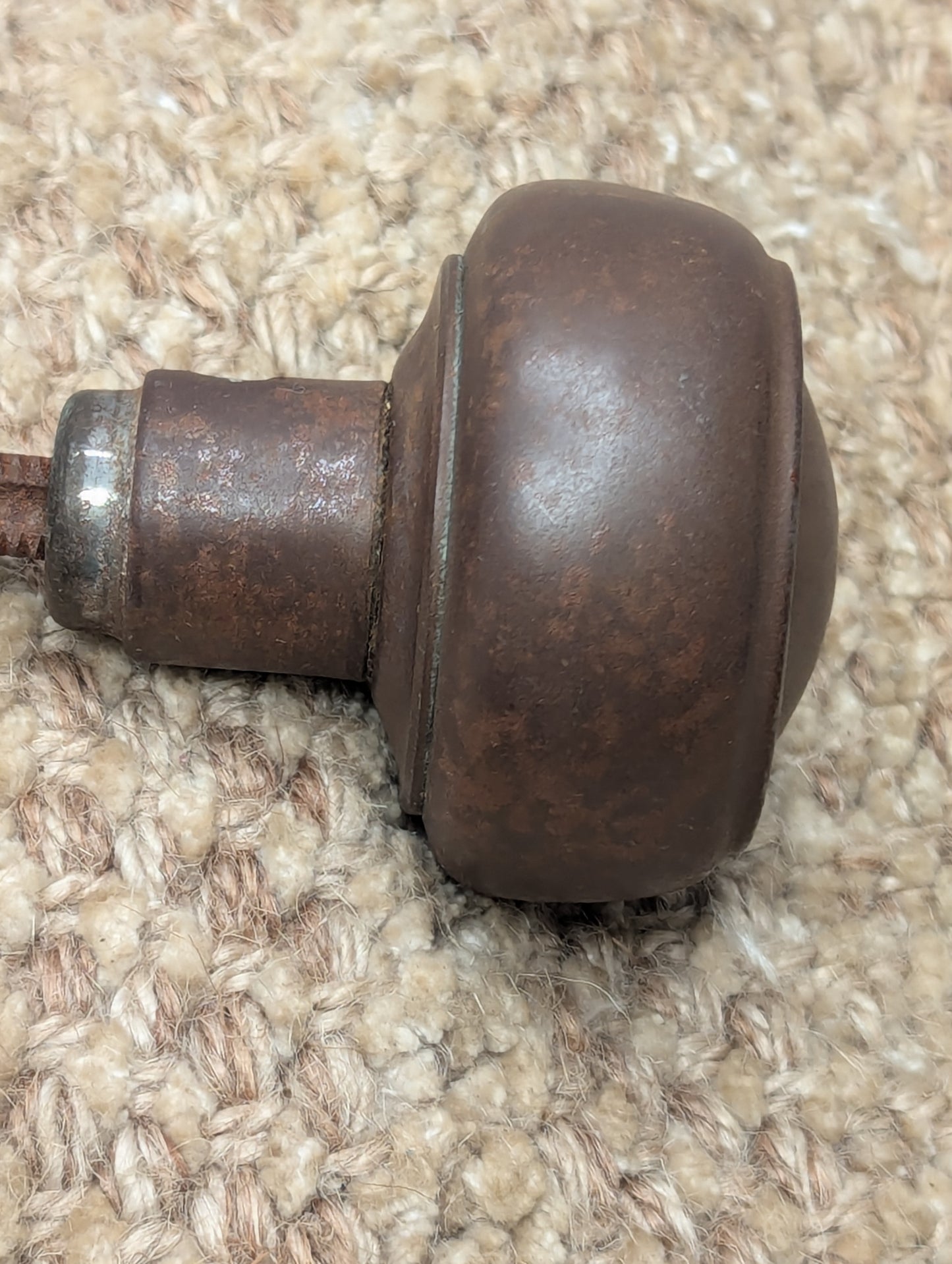 Antique Stamped Steel 2 1/4" Door Knobs Door Hardware