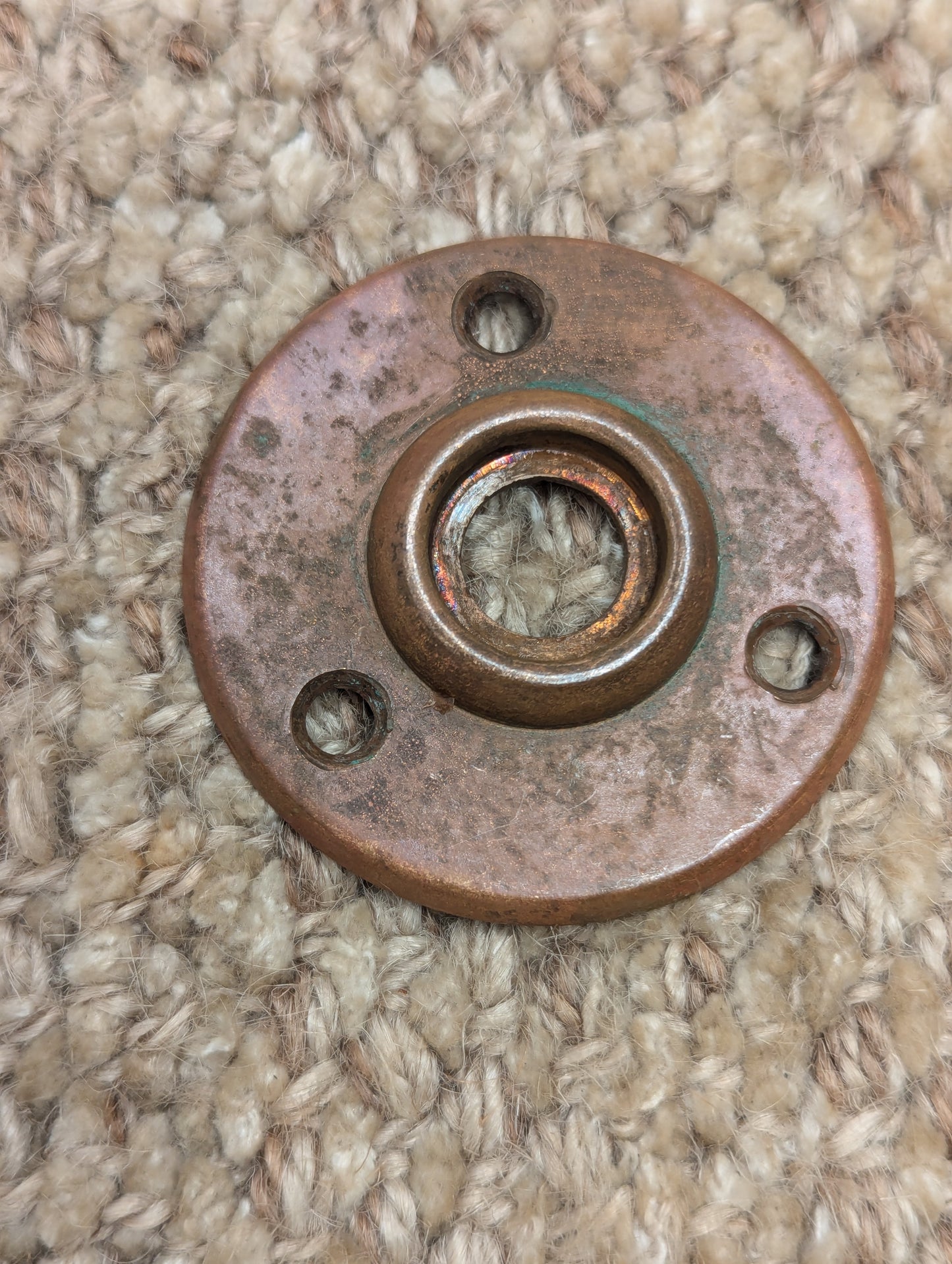 2" Brass or Bronze Rosette Escutcheon For Door Knob