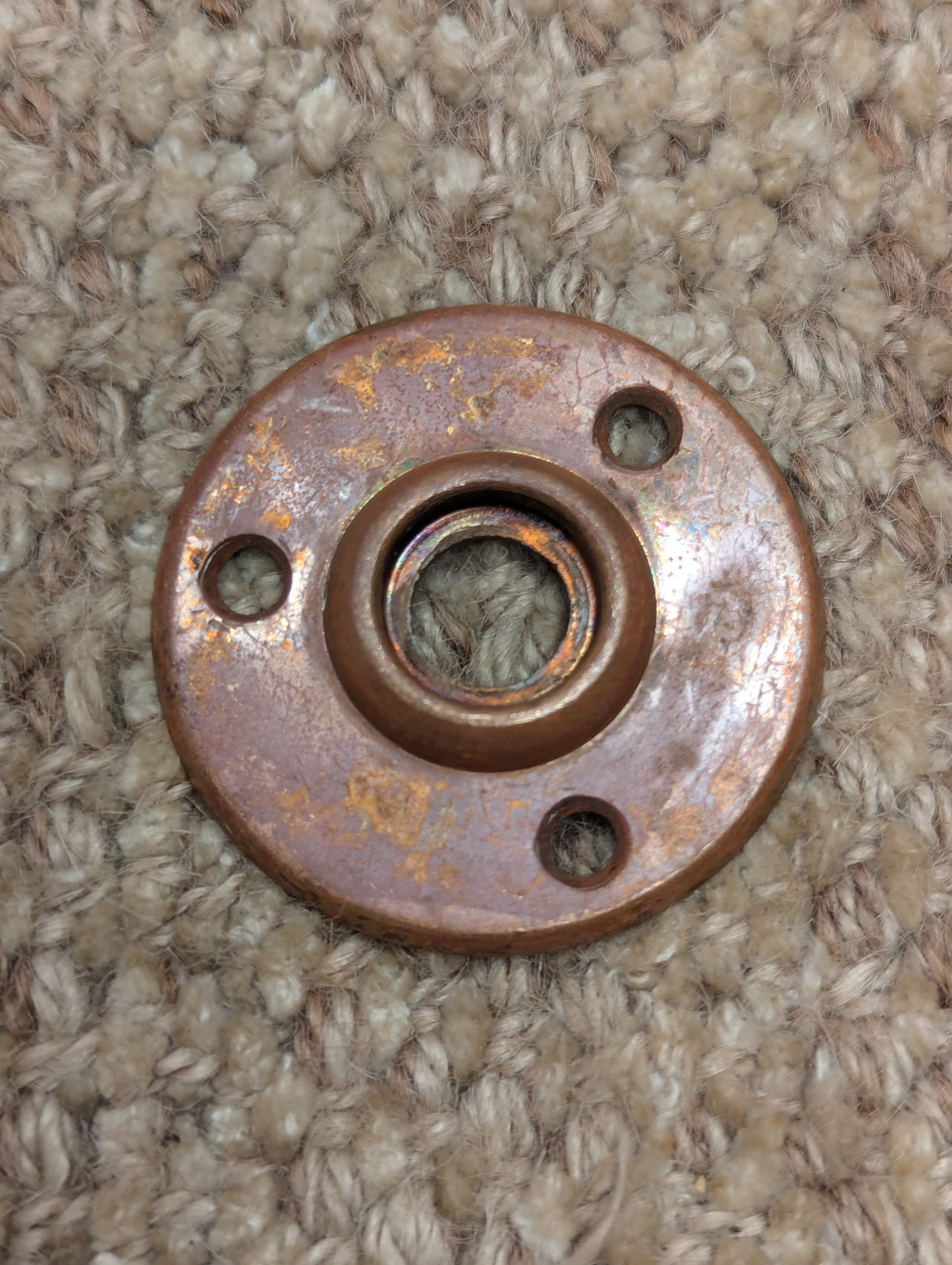 2" Brass or Bronze Rosette Escutcheon For Door Knob