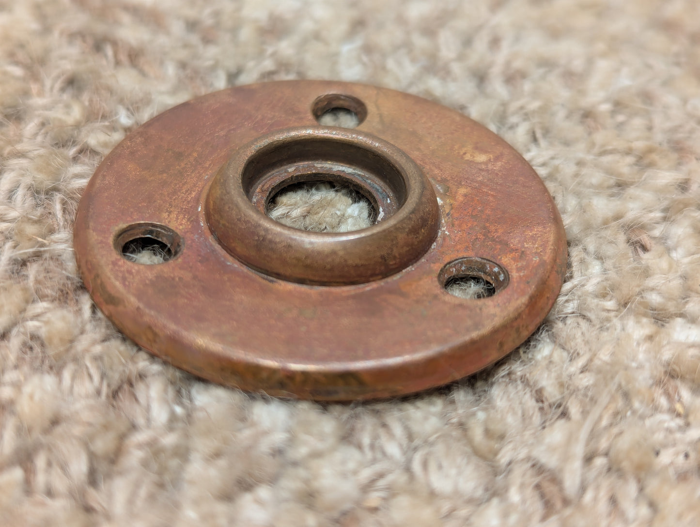 2" Brass or Bronze Rosette Escutcheon For Door Knob