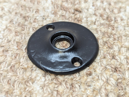 2 1/8" Antique Cast Iron Rosette Escutcheon For Door Knob