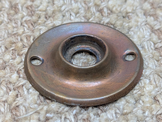 2" Antique Brass Rosette Escutcheon For Door Knob