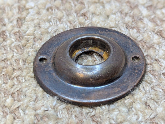 2 1/16" Antique Steel Rosette Escutcheon For Door Knob