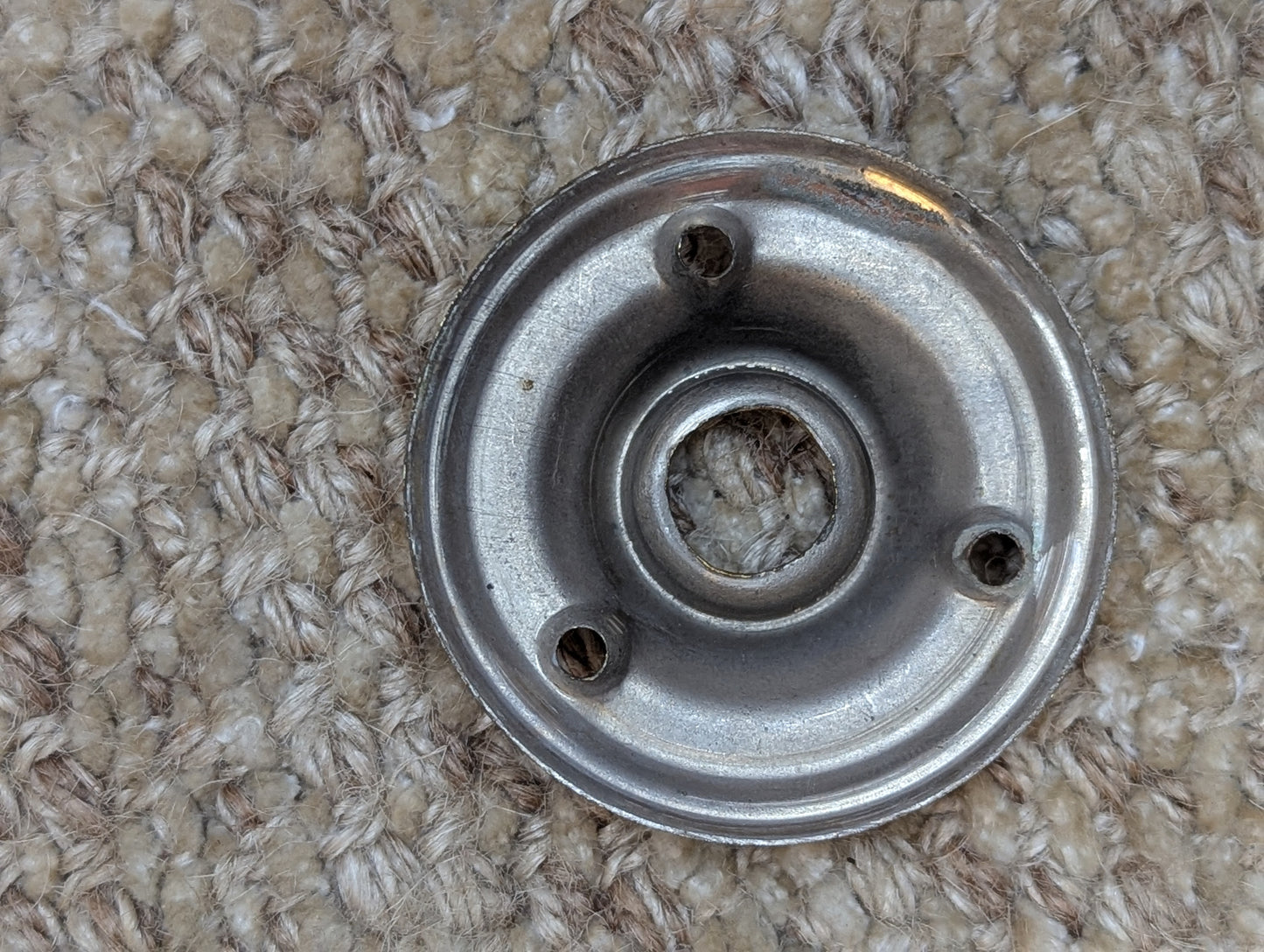 2" Antique Rosette Escutcheon For Door Knob