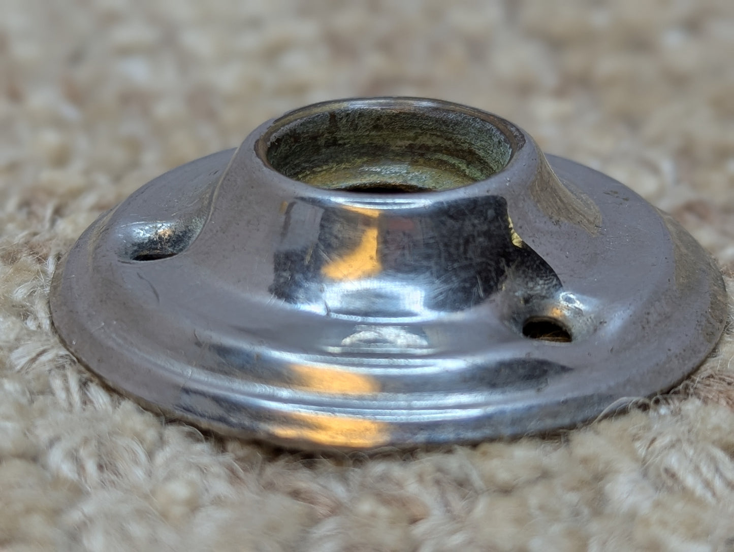 2" Antique Rosette Escutcheon For Door Knob