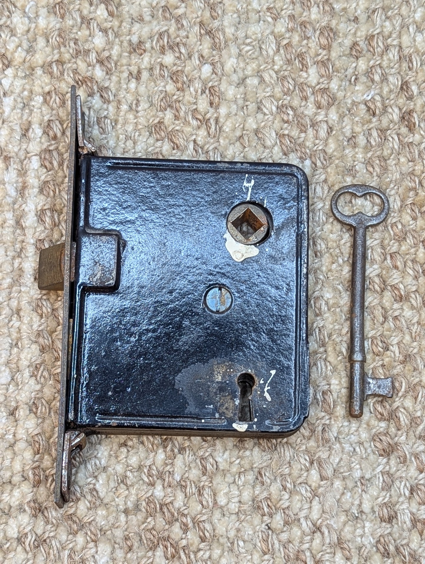 Antique Interior Mortise Lock Door Hardware With Key