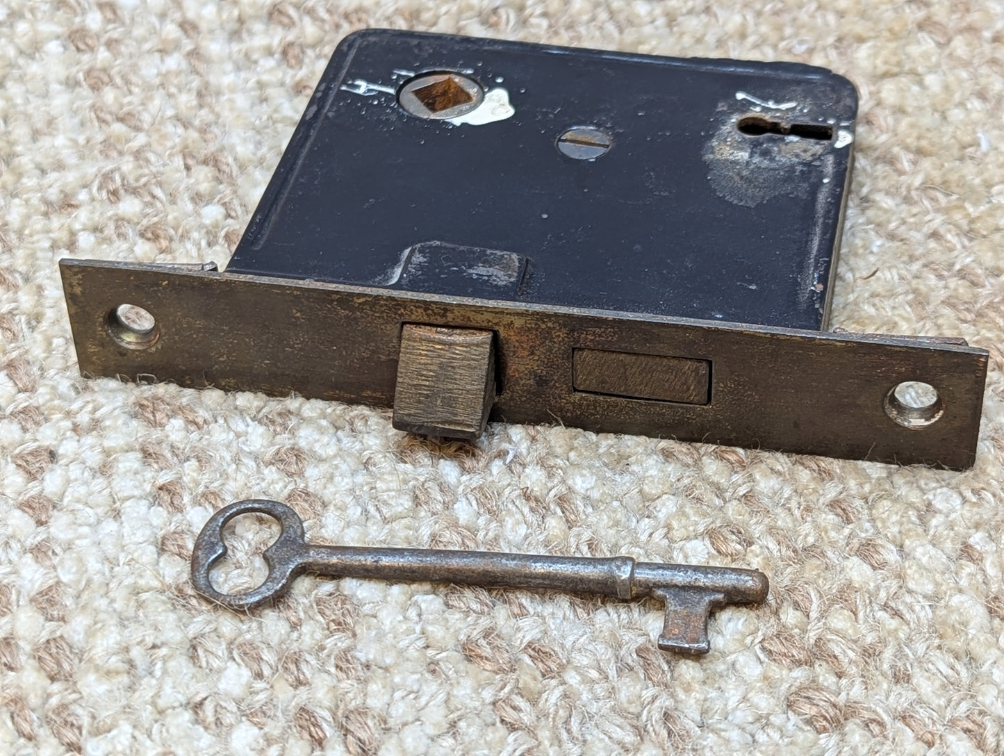 Antique Interior Mortise Lock Door Hardware With Key