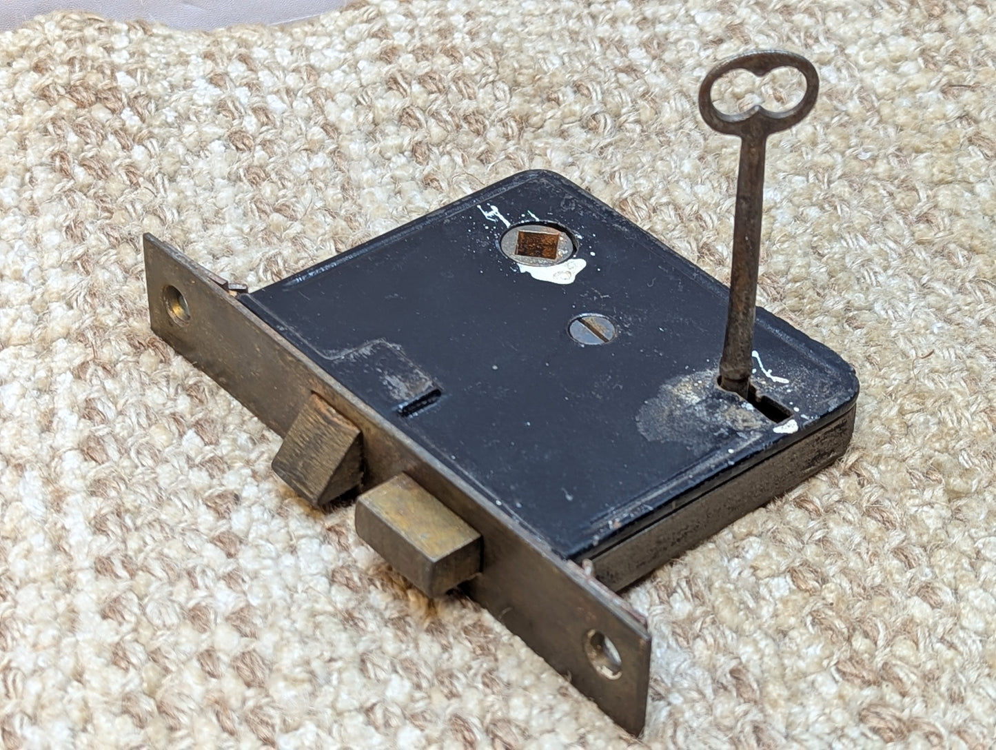 Antique Interior Mortise Lock Door Hardware With Key