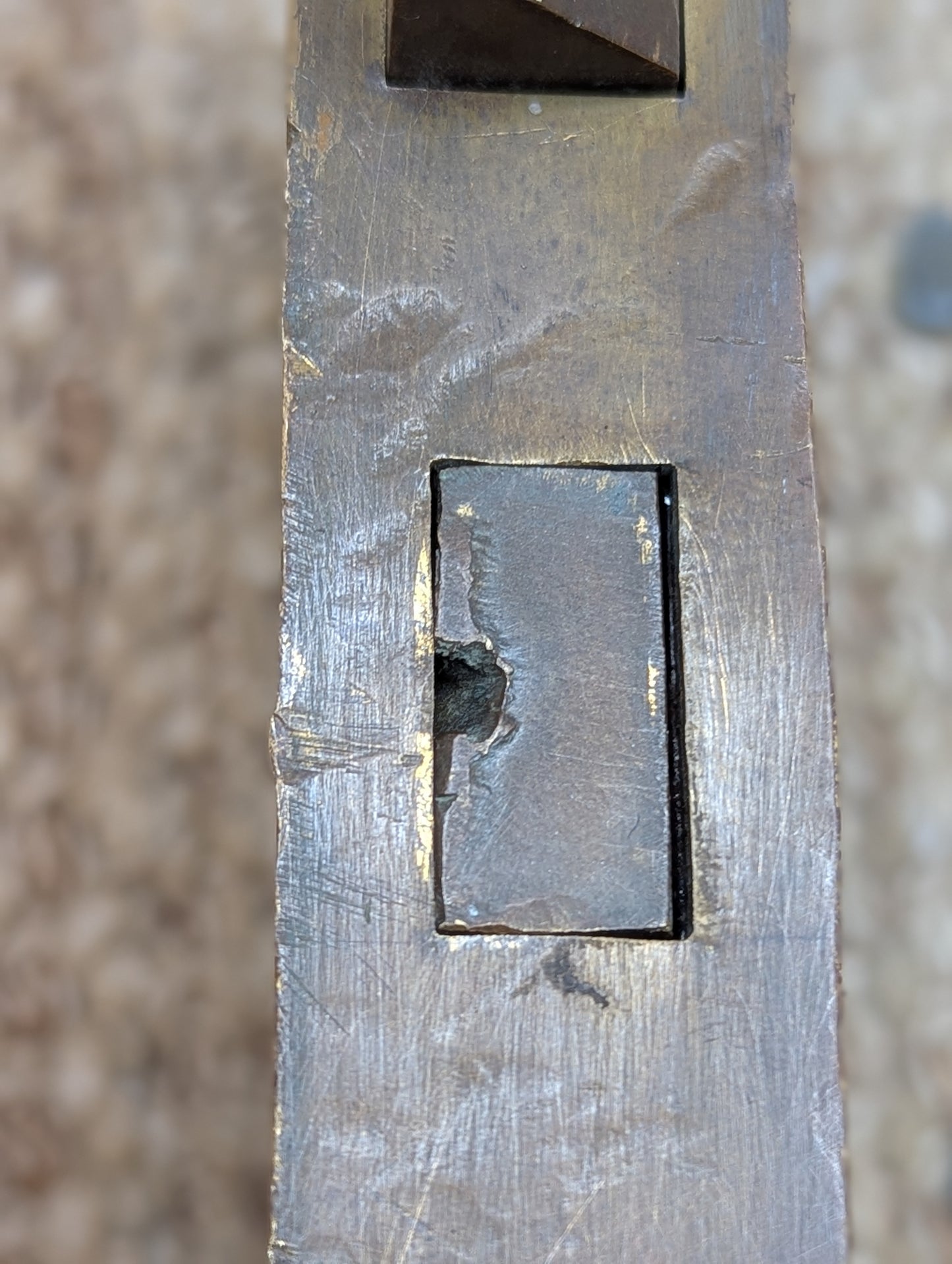 Antique Interior Mortise Lock Door Hardware #900 With Key