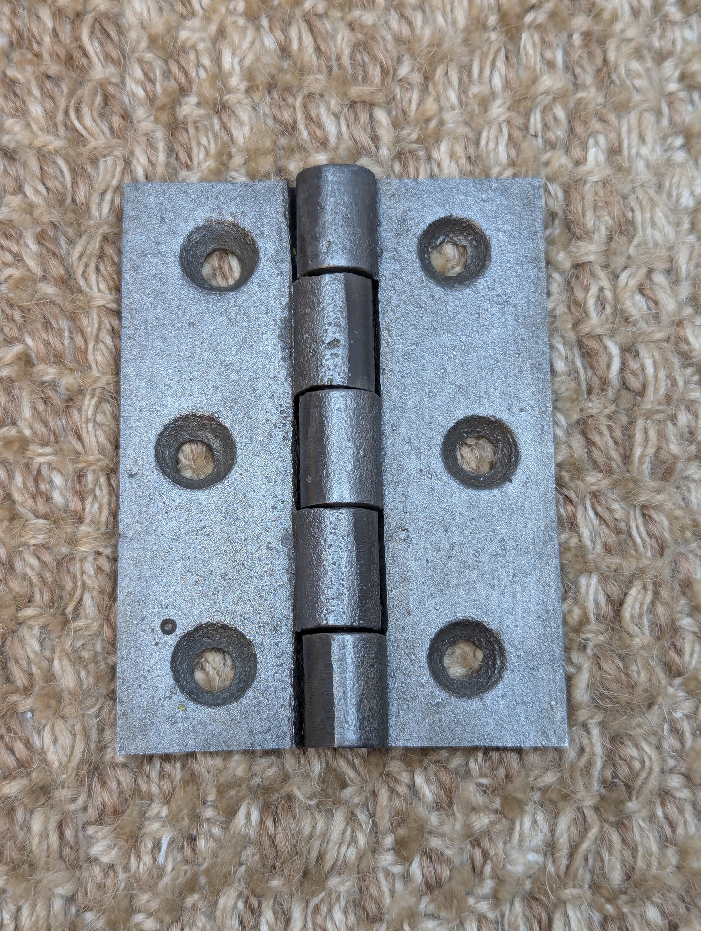 2 3/16" x 3" Antique Cast Iron Butt Hinge Door Hardware