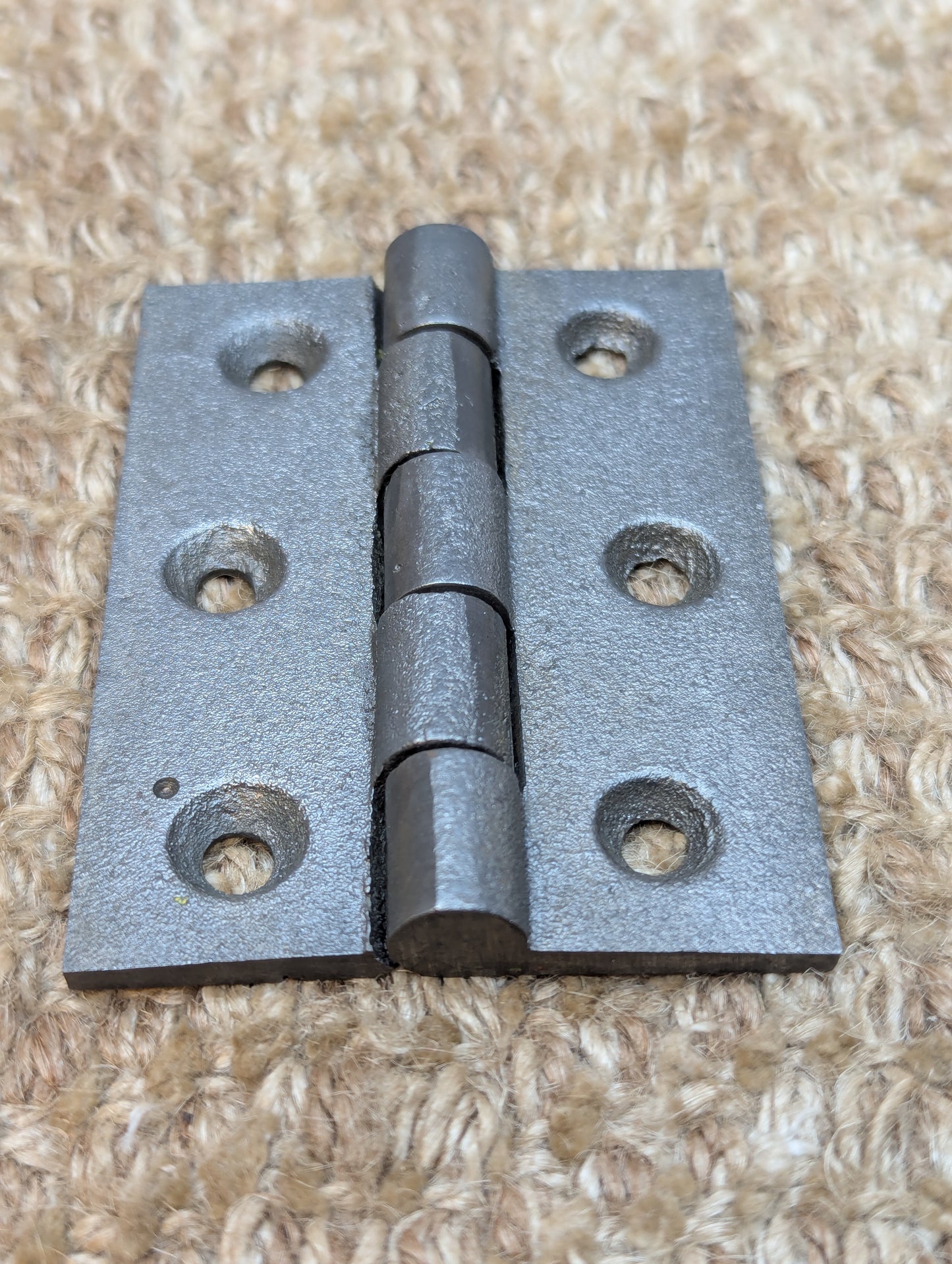 2 3/16" x 3" Antique Cast Iron Butt Hinge Door Hardware