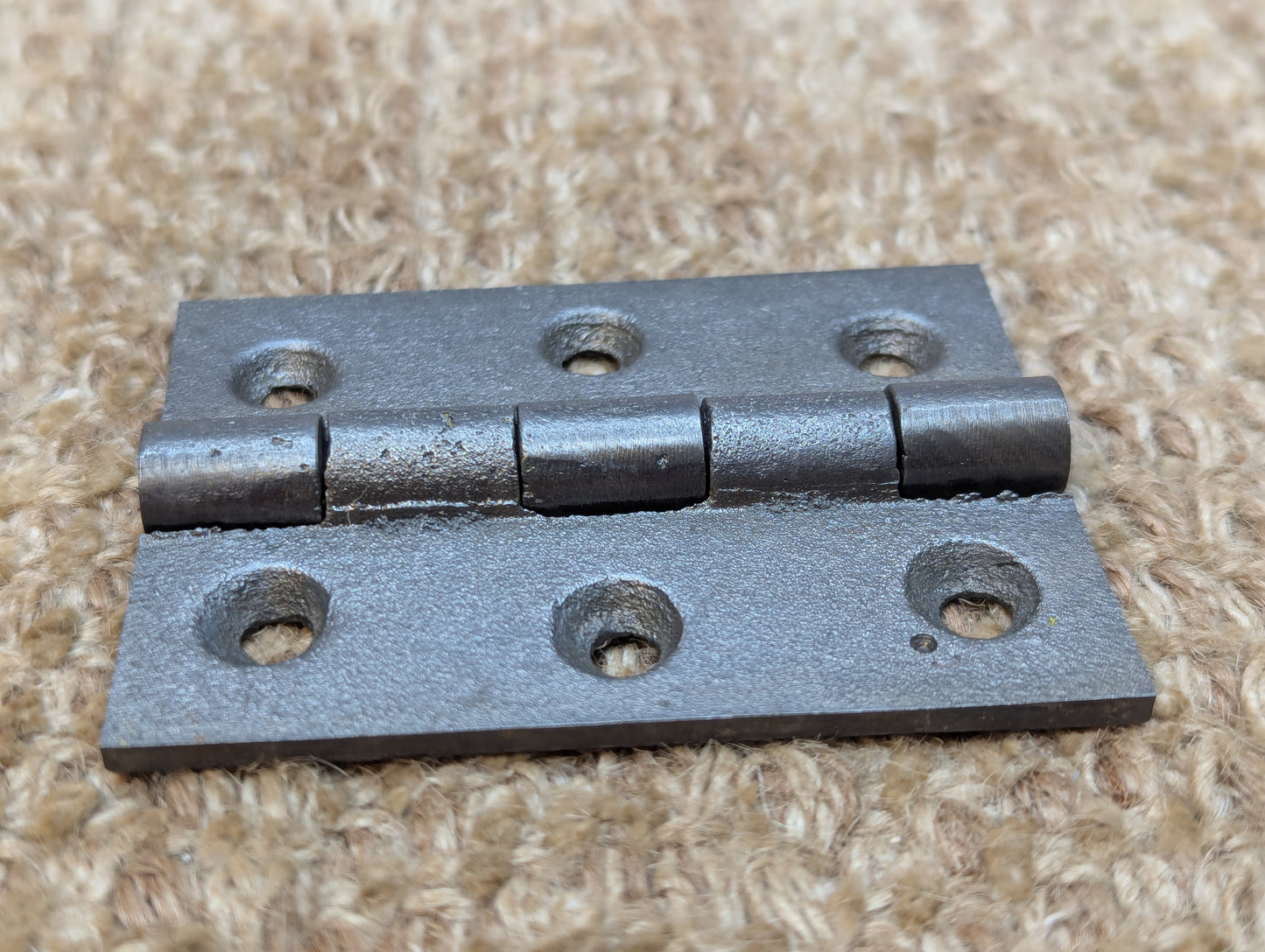 2 3/16" x 3" Antique Cast Iron Butt Hinge Door Hardware