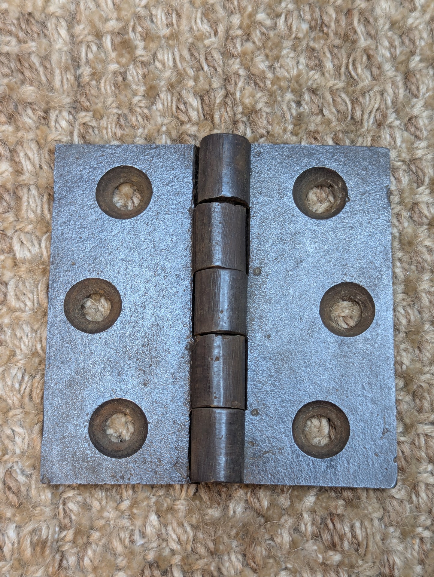 3" x 3" Antique Cast Iron Butt Hinge Door Hardware
