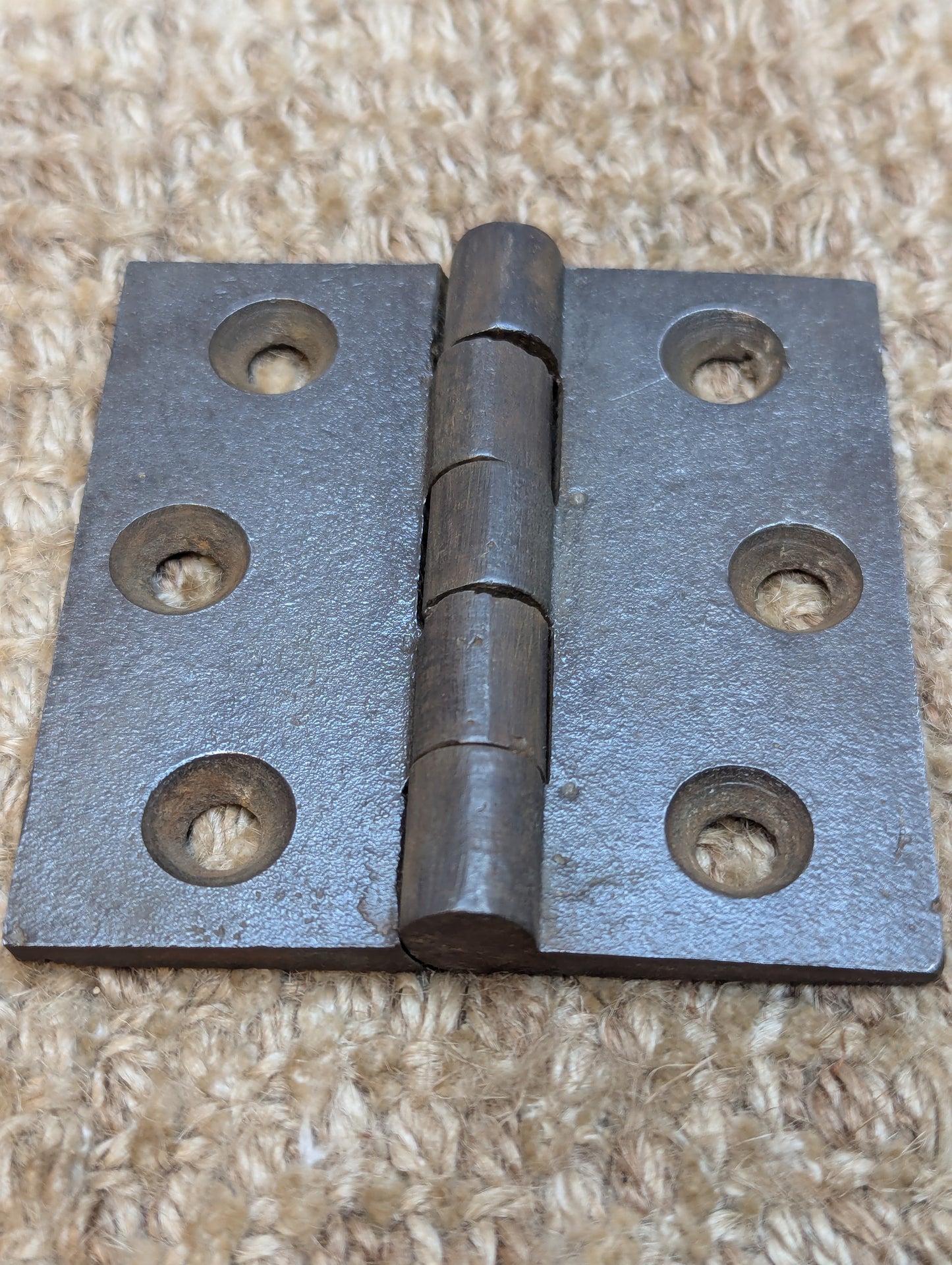 3" x 3" Antique Cast Iron Butt Hinge Door Hardware