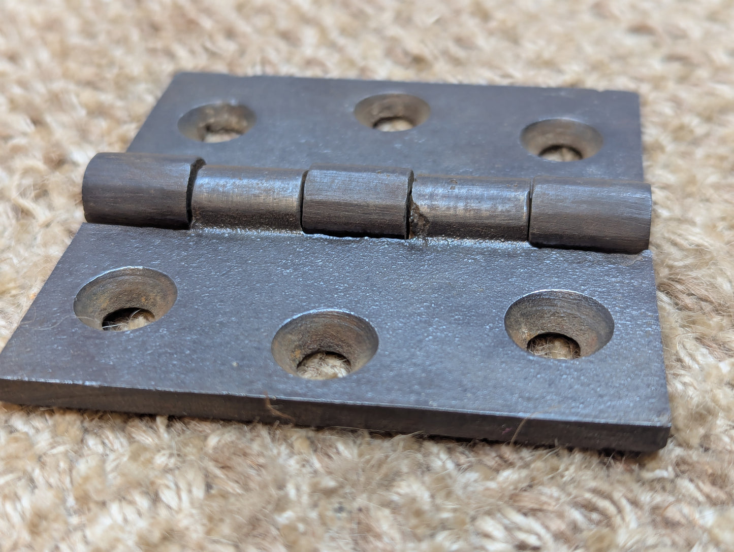 3" x 3" Antique Cast Iron Butt Hinge Door Hardware