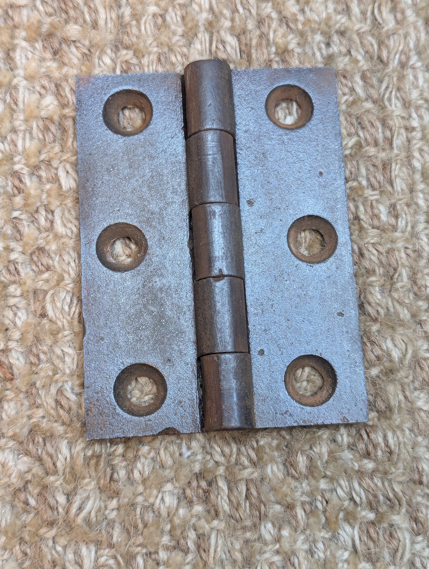 2 1/2" x 3 3/8" Antique Cast Iron Butt Hinge Door Hardware
