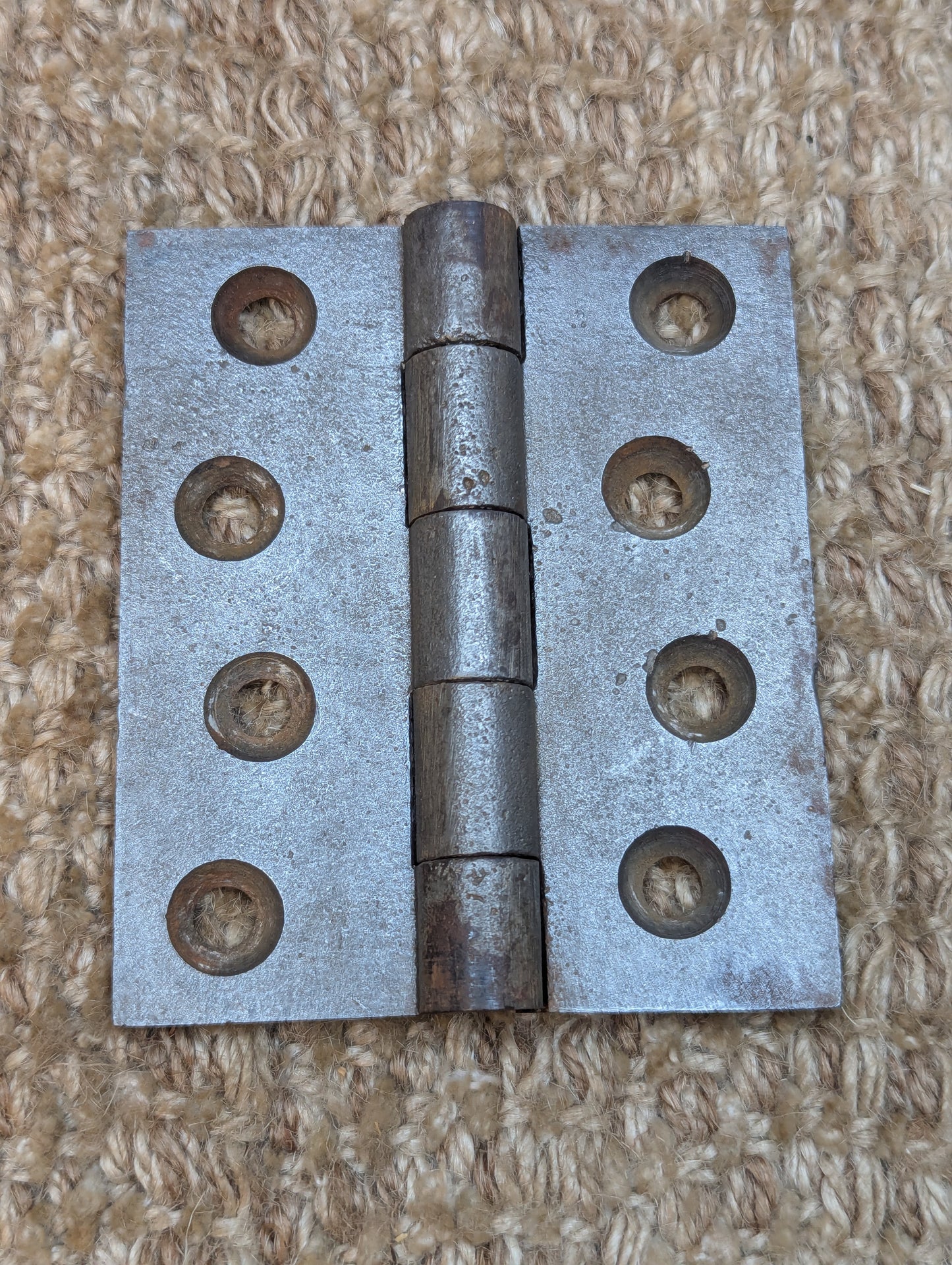 3" x 3 1/2" Antique Cast Iron Butt Hinge Door Hardware