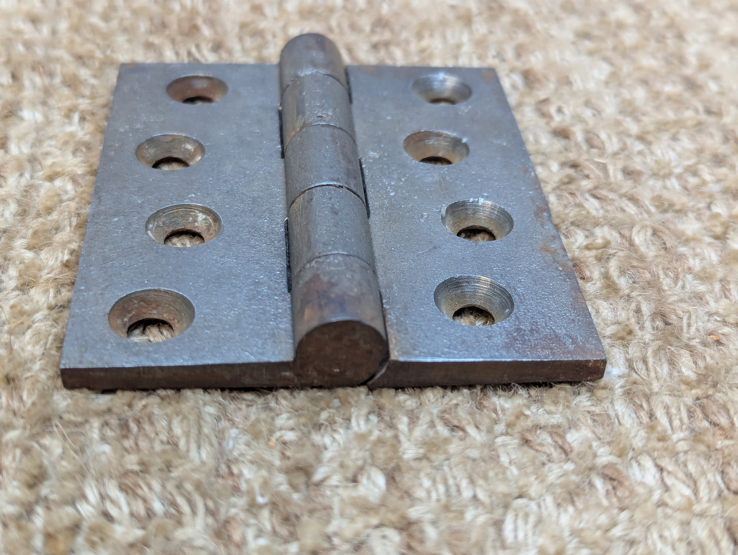 3" x 3 1/2" Antique Cast Iron Butt Hinge Door Hardware