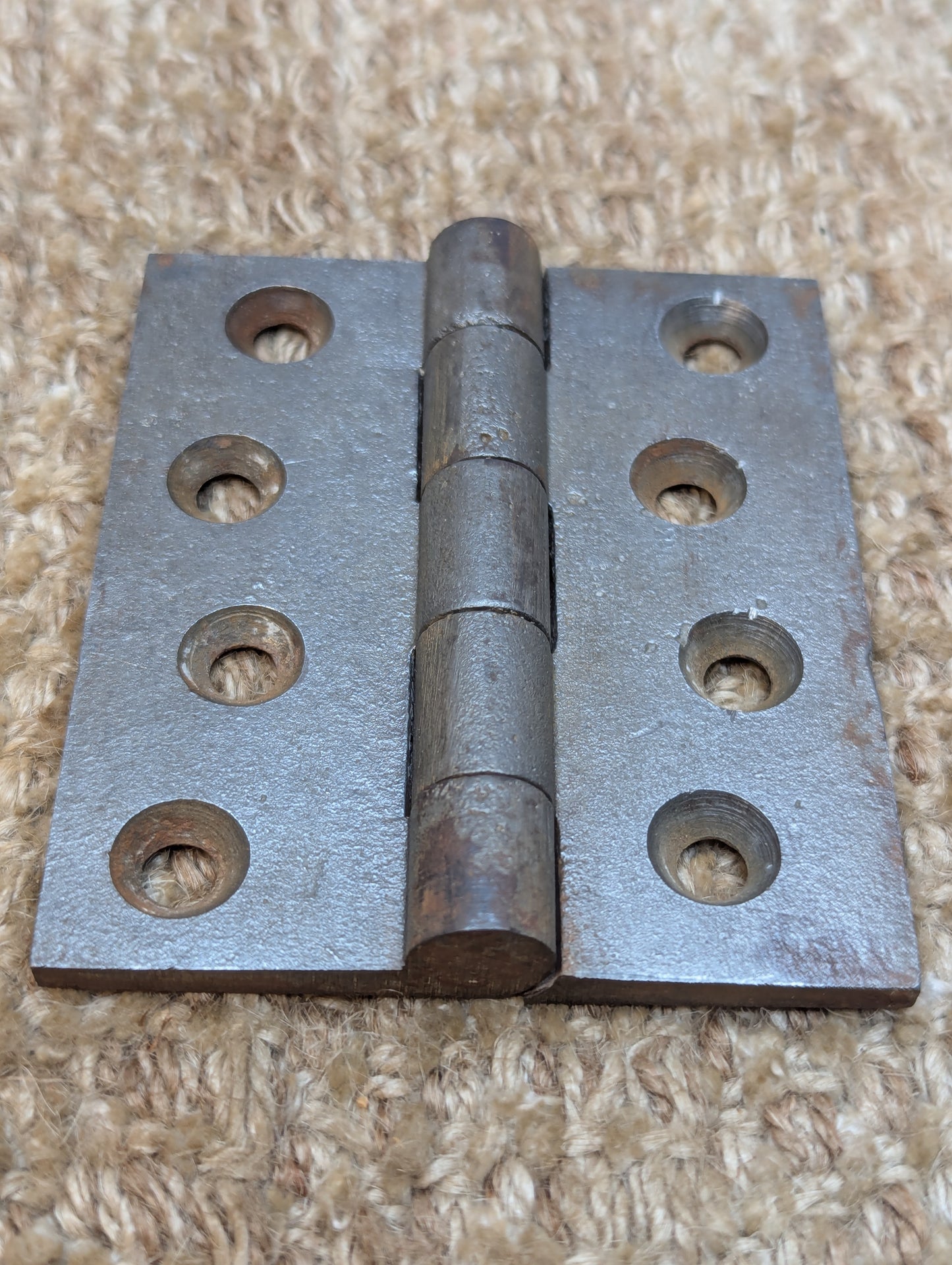3" x 3 1/2" Antique Cast Iron Butt Hinge Door Hardware