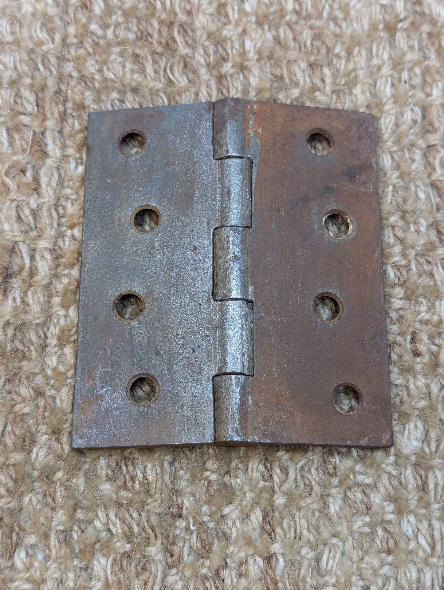 3" x 3 1/2" Antique Cast Iron Butt Hinge Door Hardware