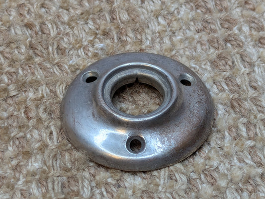 2 1/16" Antique Nickel Plated Brass Rosette Escutcheon For Door Knob Door Hardware